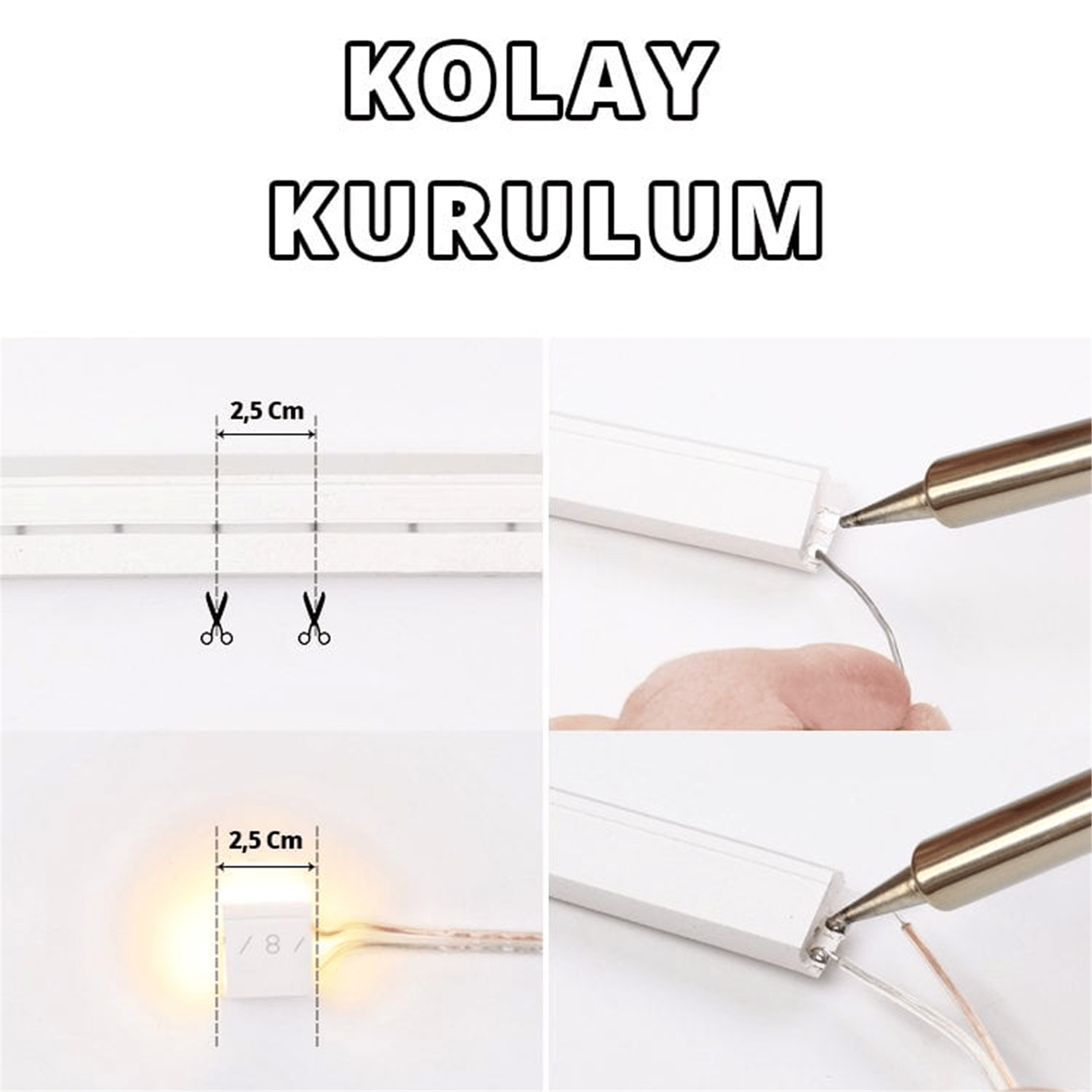 Powermaster Powermaster PM-5290 Silikon Kaplama 12 Volt 100 Metre Pembe Neon Led Şerit Aydınlatma - Neon Şerit Led