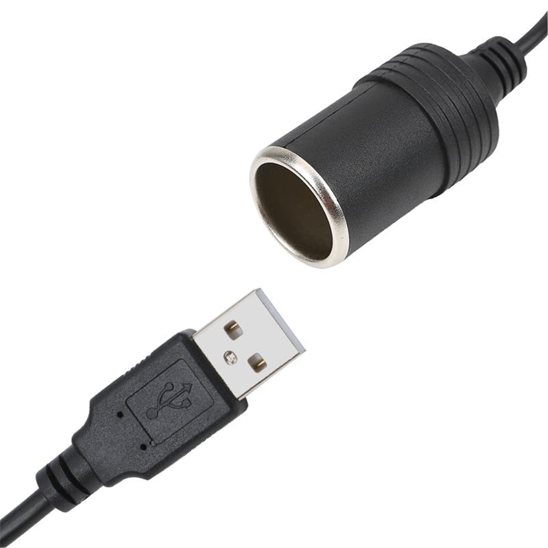 Powermaster Powermaster PM-5726 USB 2.0 Siyah 5 Volt 2 Amper To 12 Volt 800mAh Araç Çakmaklığına Çevirici - Fiş - Jack - Şase