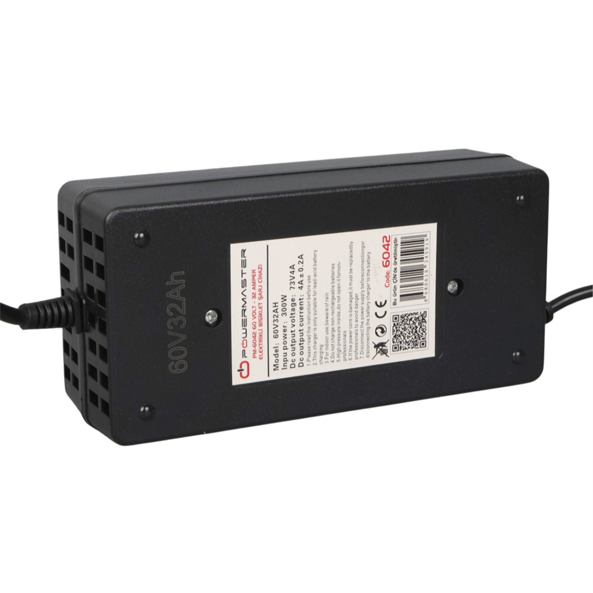 Reyonex Powermaster Pm-6042 60 Volt - 32 Amper Elektrikli Bisiklet Şarj Cihazı - Akü Şarj Cihazları