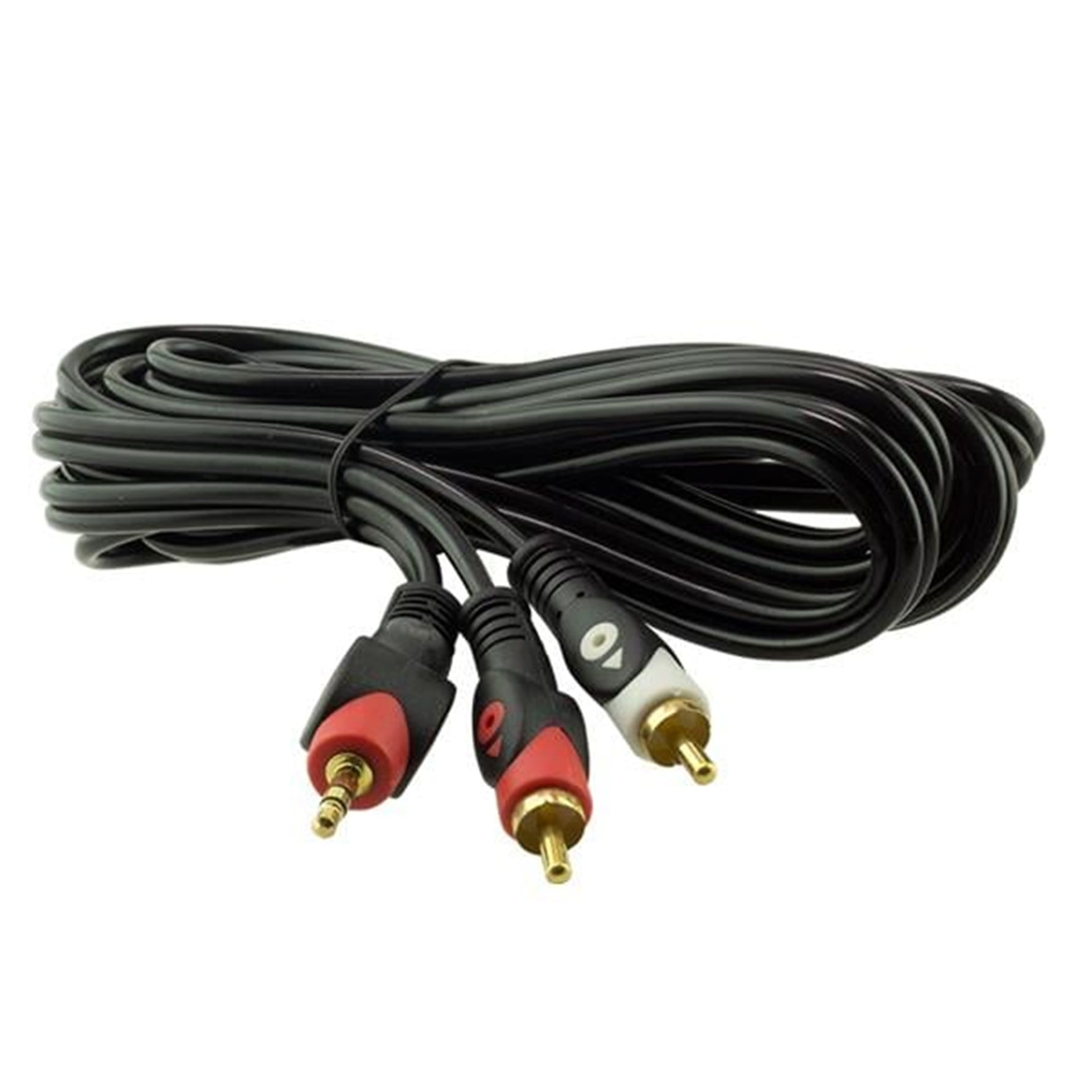 Powermaster Powermaster PM-648 2 Rca Erkek + 3.5 Mm Stereo Erkek 3 Metre Kablo - RCA-Ses Kabloları