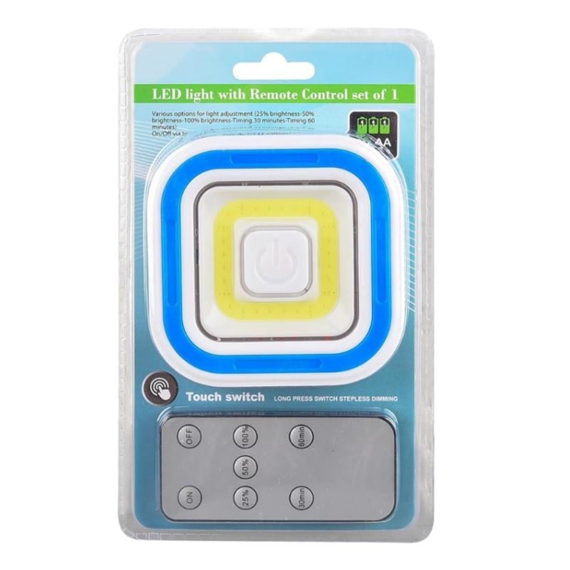 Powermaster Powermaster PM-6937 Cob Ledli Pilli Uzaktan Kumandalı Tekli Lamba - Ledli Lambalar
