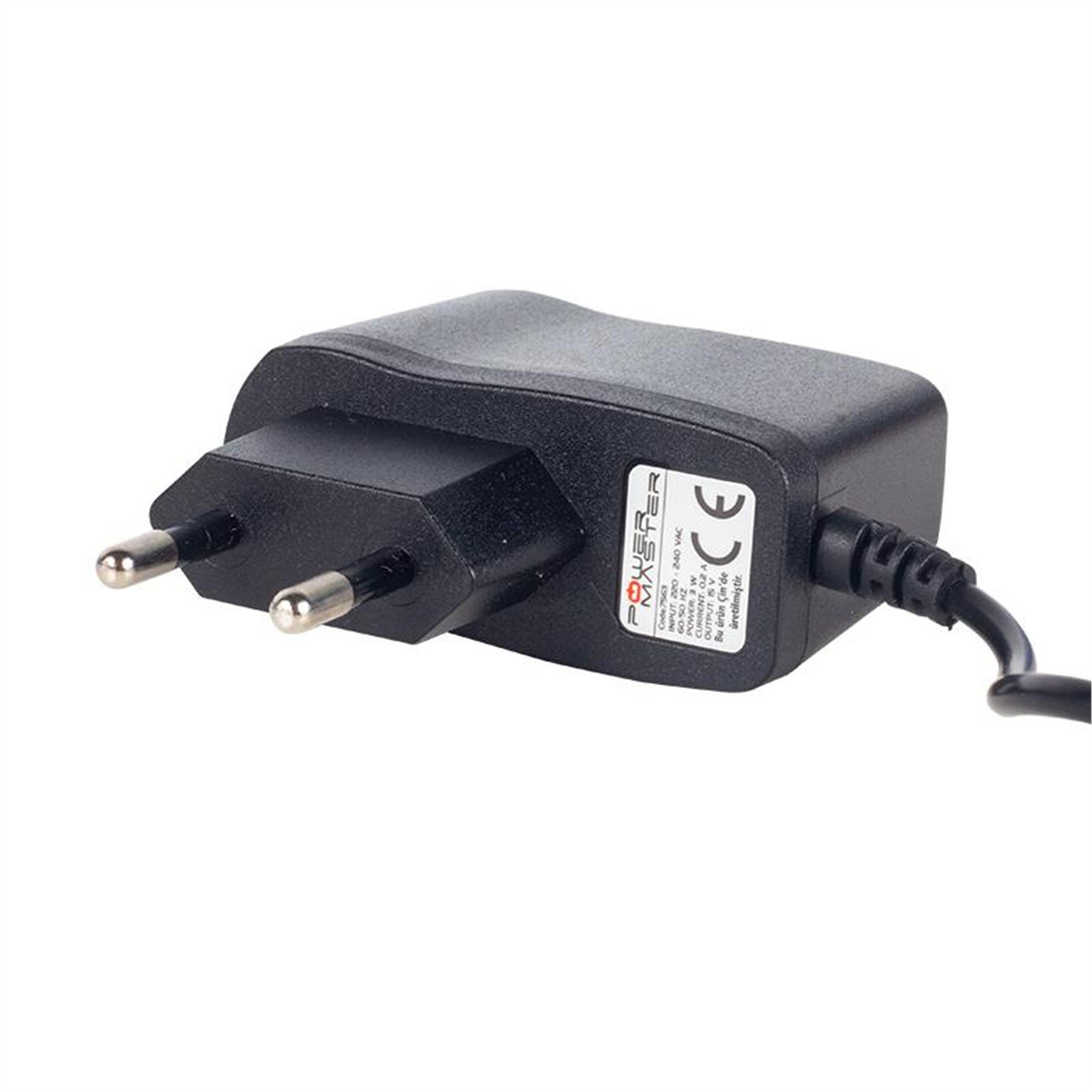 Powermaster Powermaster PM-7563 15 Volt - 0.2 Amper Şarjlı Süpürge Adaptörü - Adaptörler