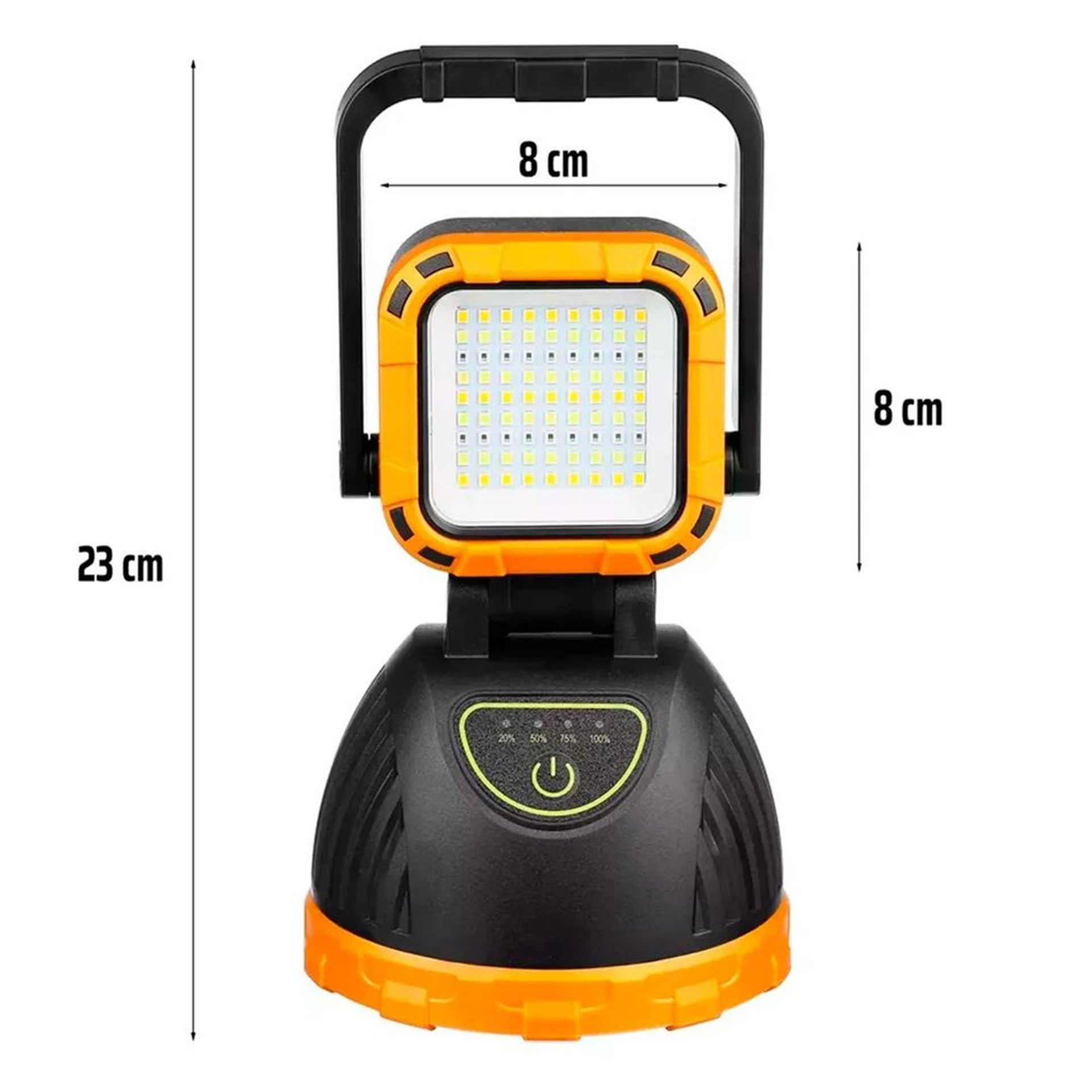 Powermaster PowerMaster PM-8033A Solar Şarjlı 6 Modlu EL Feneri Ve Işıldak Acil Durum Lambası (Beyaz Sarı Kırmızı) - Solar Işıldak