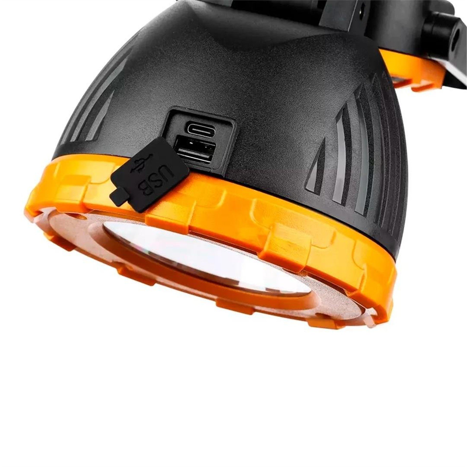Powermaster PowerMaster PM-8033A Solar Şarjlı 6 Modlu EL Feneri Ve Işıldak Acil Durum Lambası (Beyaz Sarı Kırmızı) - Solar Işıldak