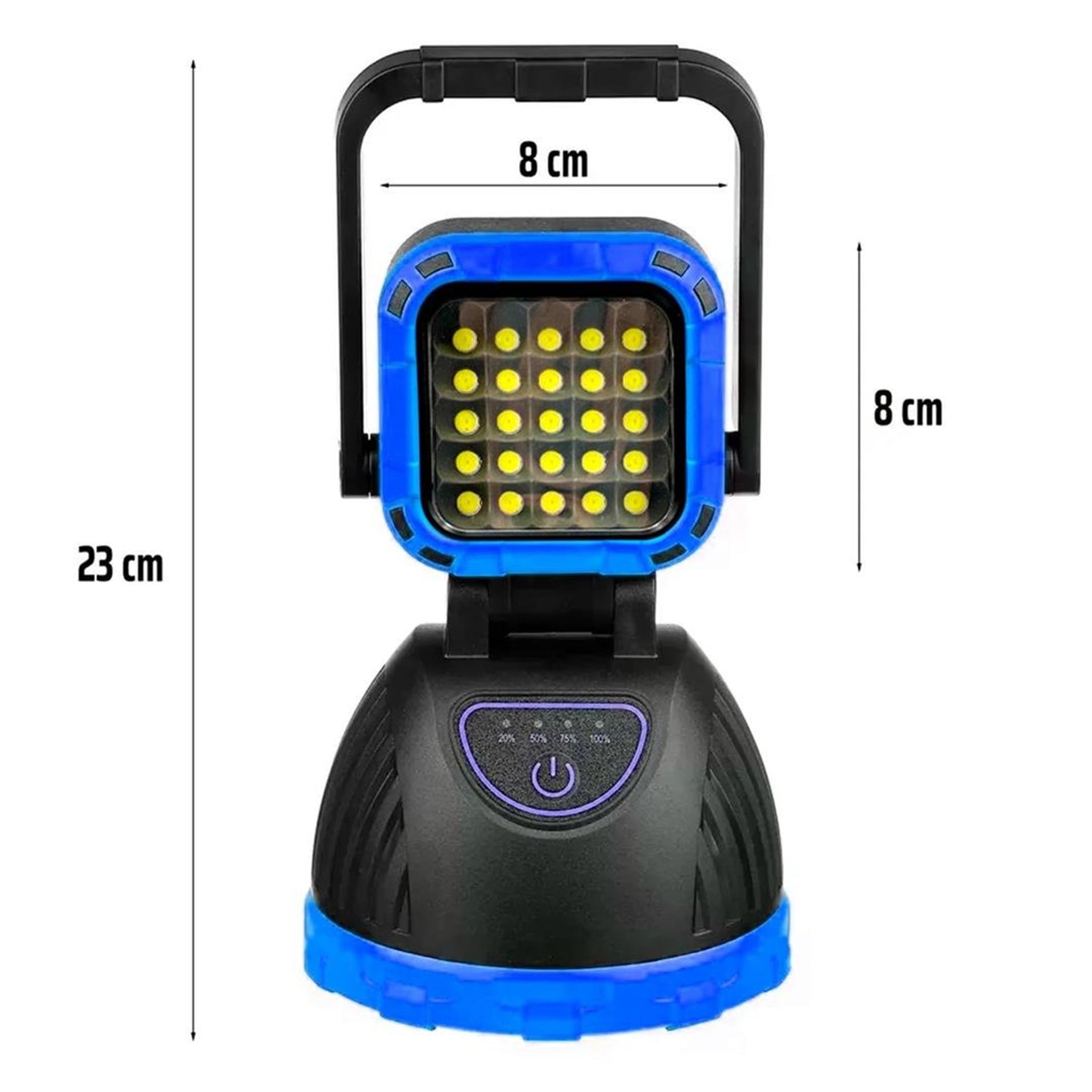 Powermaster PowerMaster PM-8033B 6 Modlu EL Feneri Ve Işıldak Acil Durum Lambası 25 Cob Ledli Solar Şarjlı - Solar Işıldak