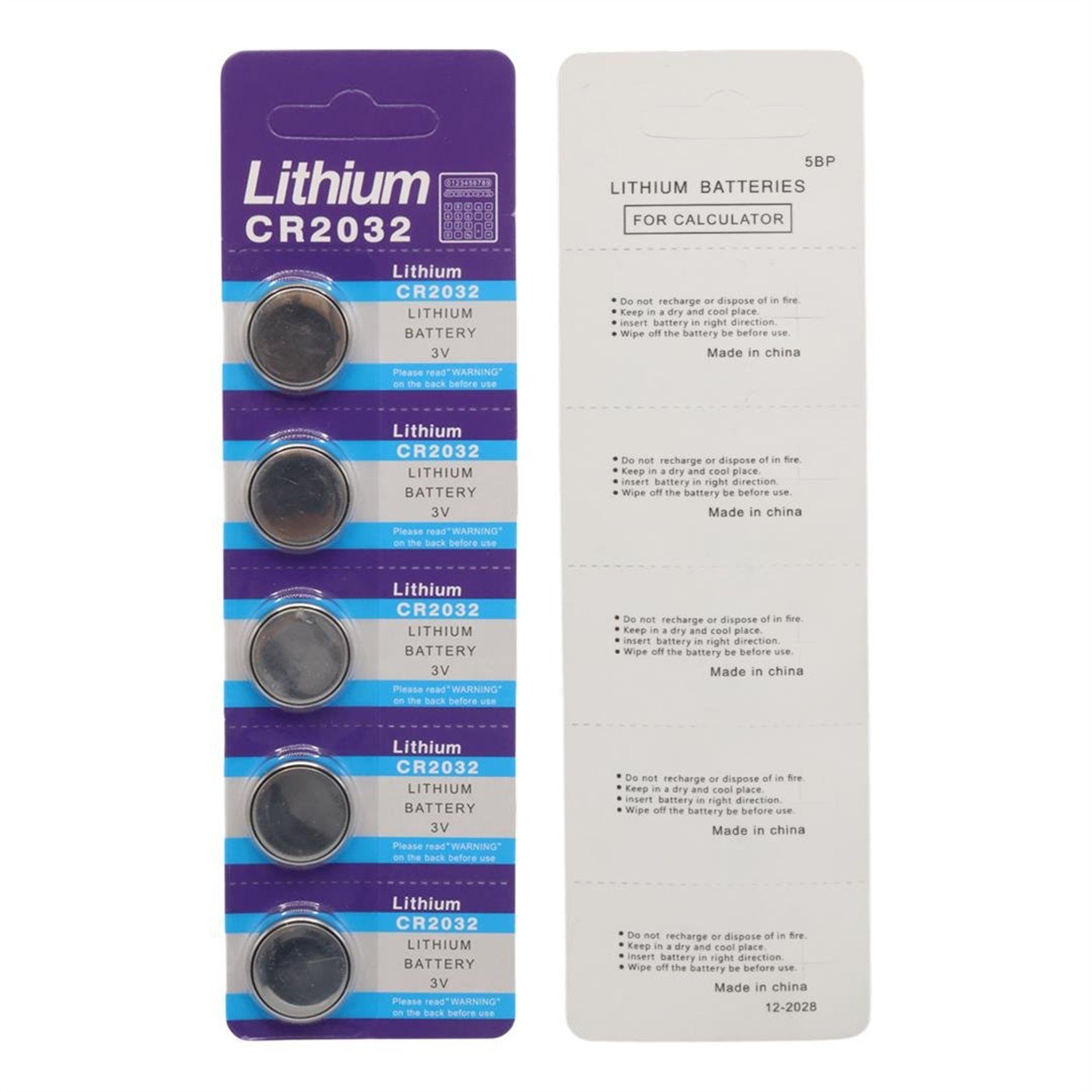 Powermaster PowerMaster PM-9534 CR2032 3 Volt Lityum Para Pil (5'LI Blister Paket) - Piller