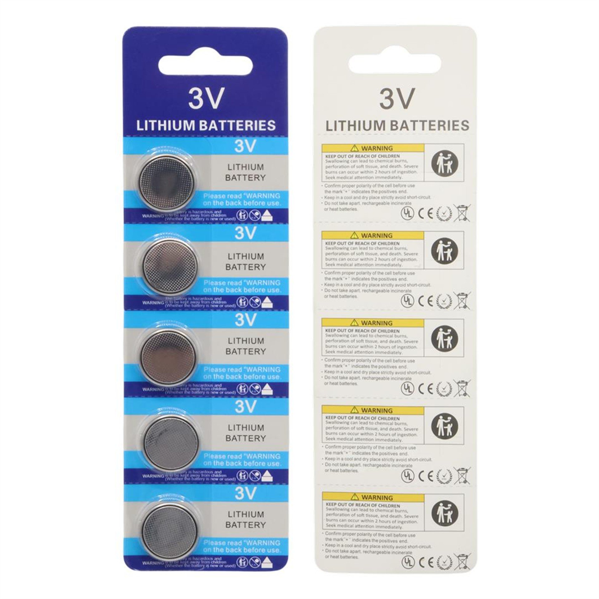 Powermaster PowerMaster PM-9535 CR2016 3 Volt Lityum Para Pil (5'li Paket) - Piller