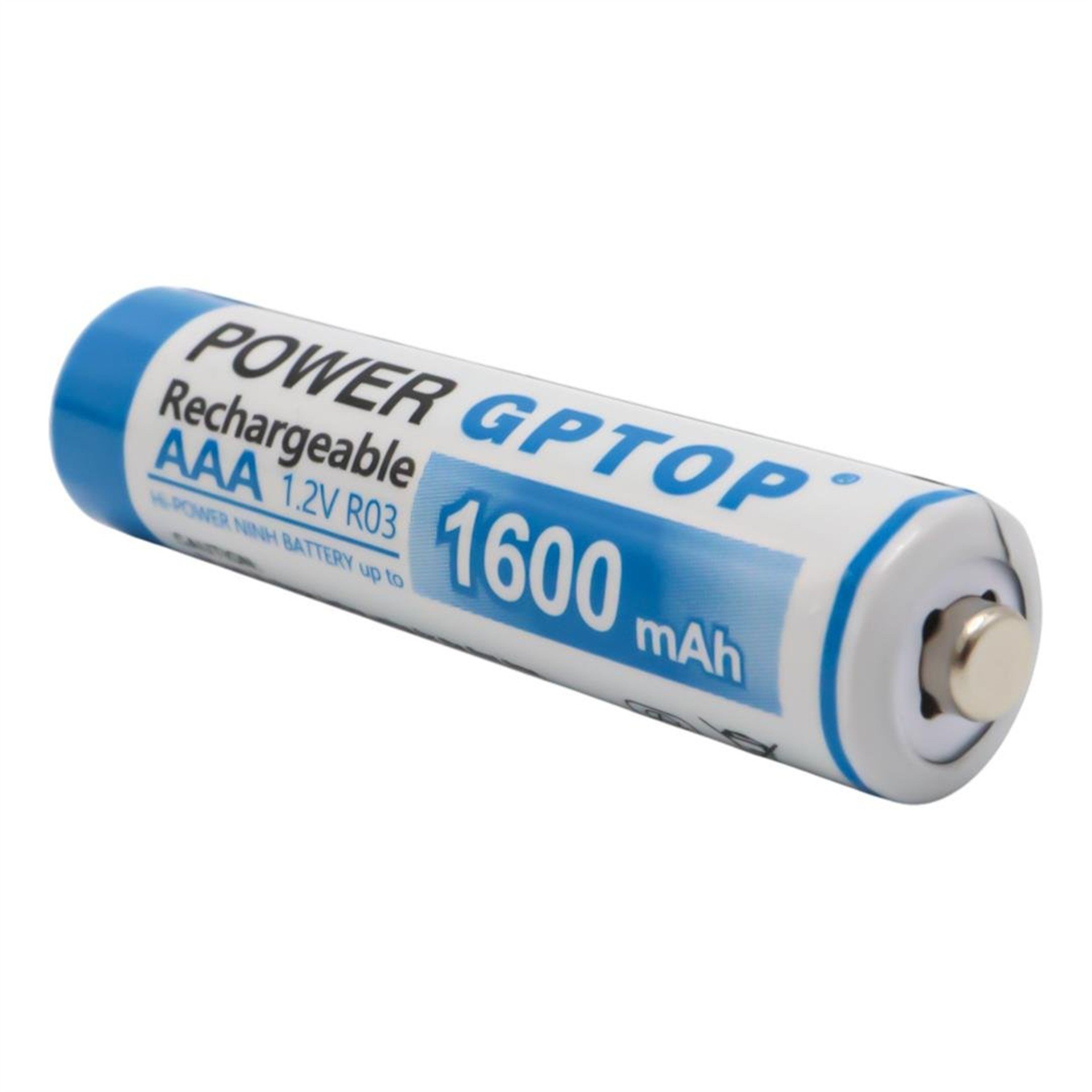Powermaster PowerMaster PM-9539 Ni-MH 1.2V 1600mAh AAA Şarj Edilebilir Şarjlı İnce Kalem Pil (2'li Paket) - Şarjlı Piller