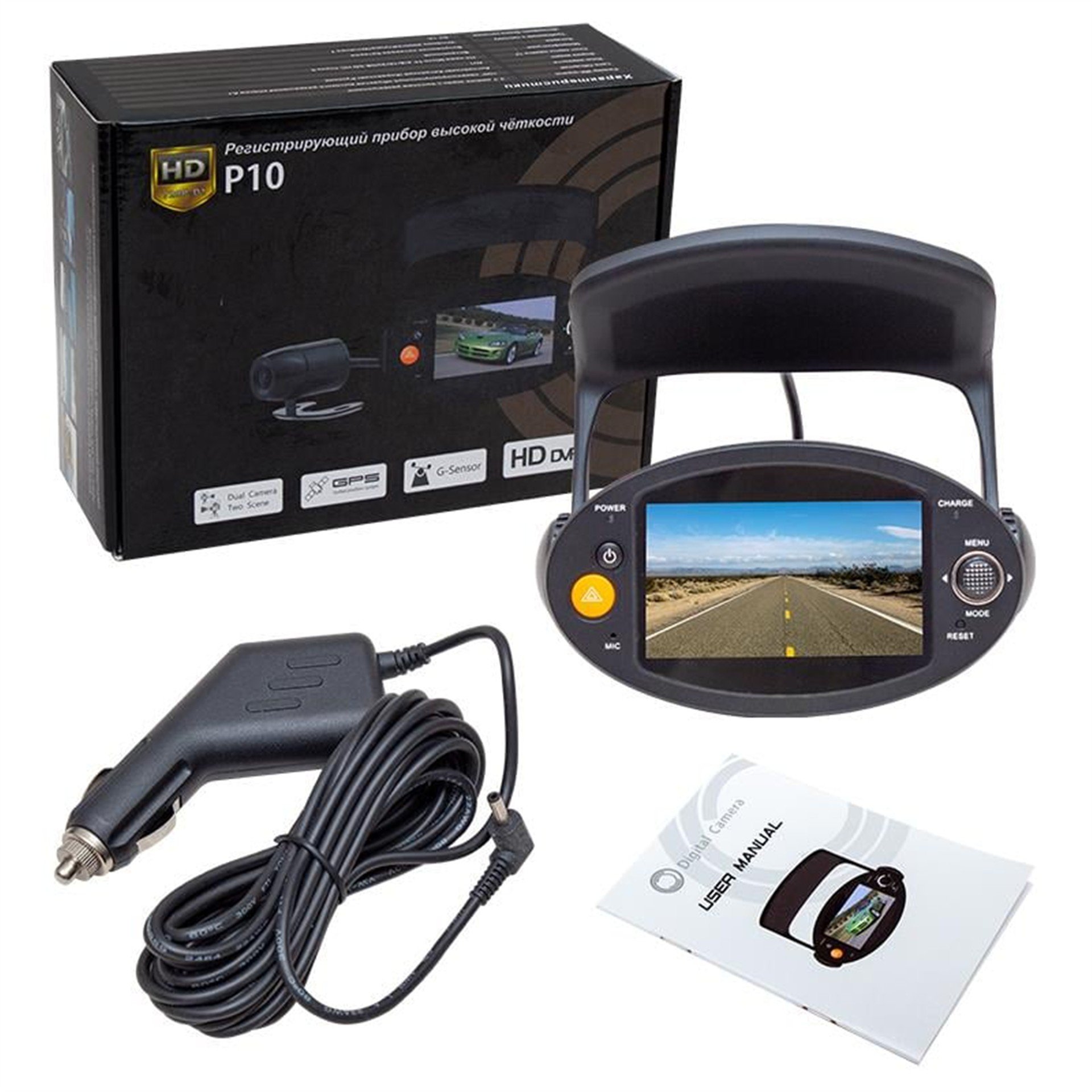 Powermaster Powermaster PM-P10 2.7'' Ekranlı 1080P HD Tekli Araç Kamera (32Gb Destekli) - Araç Kamerası