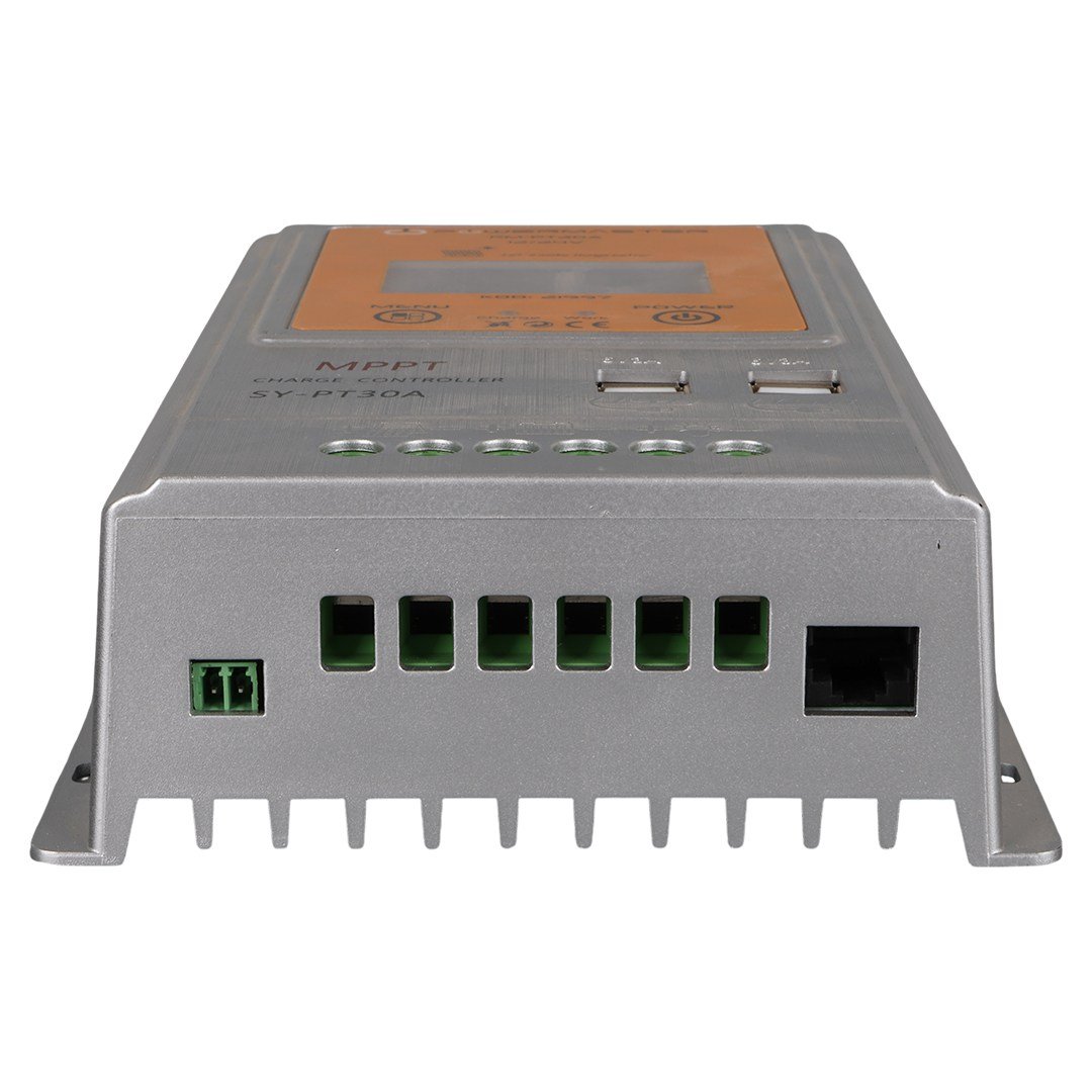 POWERMASTER PM-PT30A 12 VOLT - 24 VOLT - 30 AMPER MPPT 4 USB'Lİ DİJİTAL OTOMATİK SOLAR ŞARJ REGÜLATÖRÜ