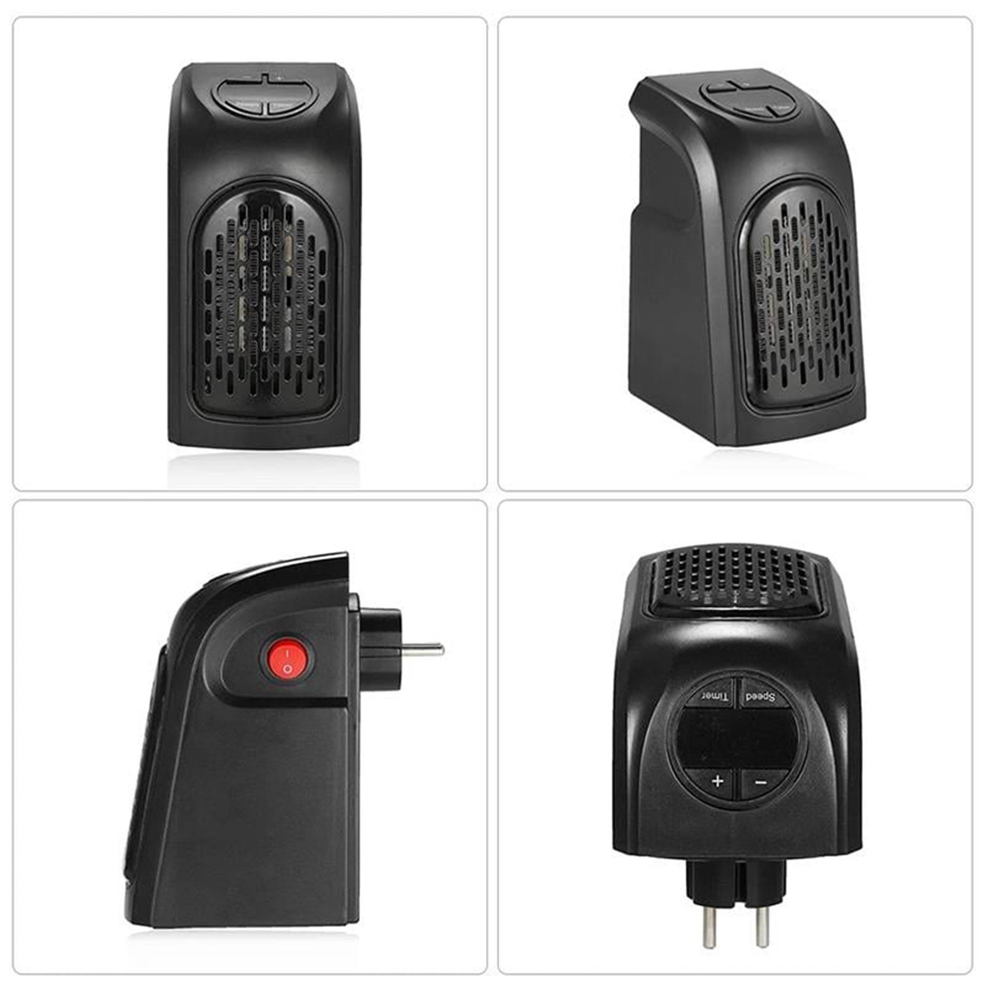Powermaster Powermaster Priz Tipi Mini Fanlı Pratik Isıtıcı - Isıtıcılar