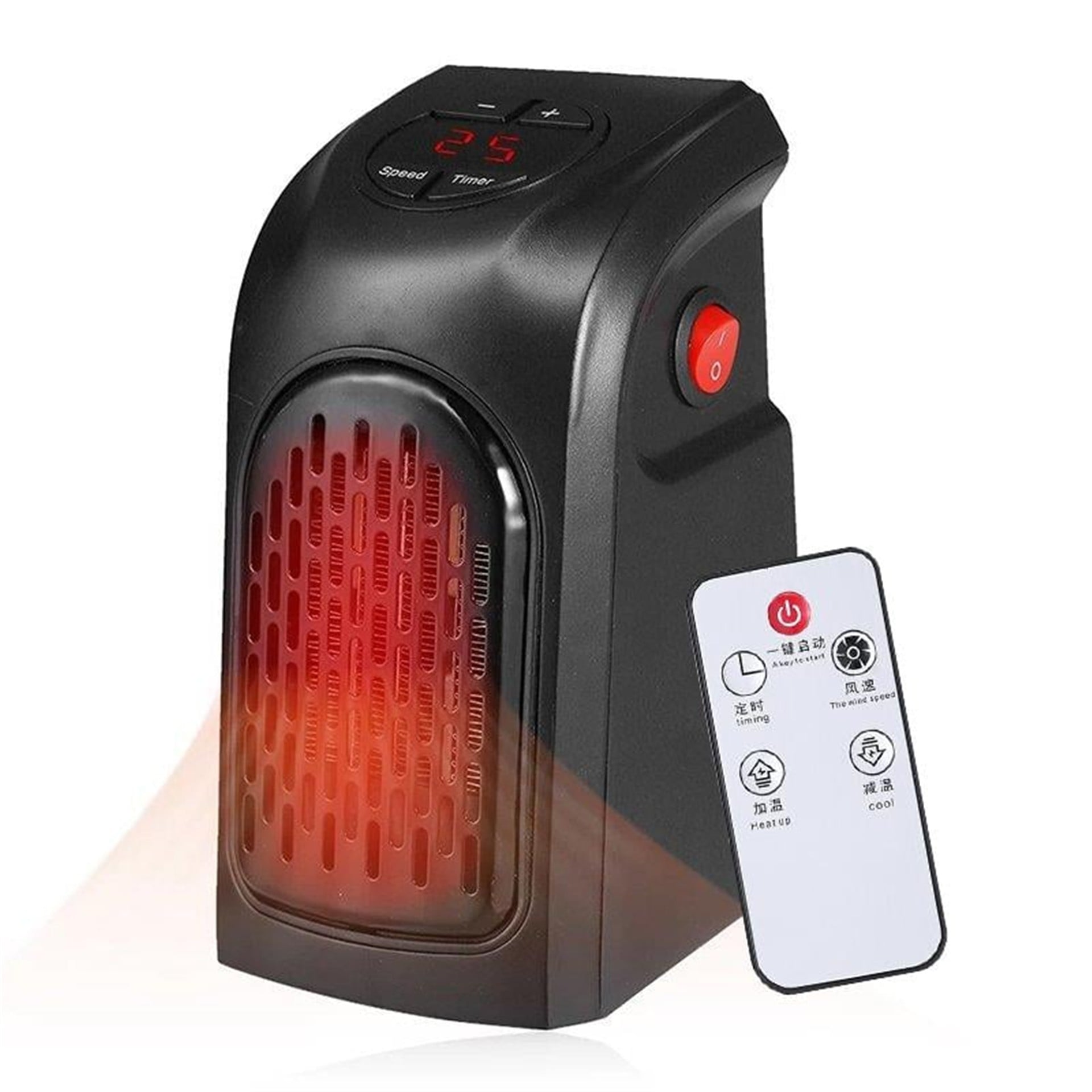 Powermaster Powermaster Priz Tipi Mini Fanlı Pratik Isıtıcı - Isıtıcılar