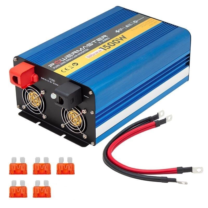 Powermaster PWR-1500 12 Volt 1500 Watt Pure Sinüs Wave İnverter