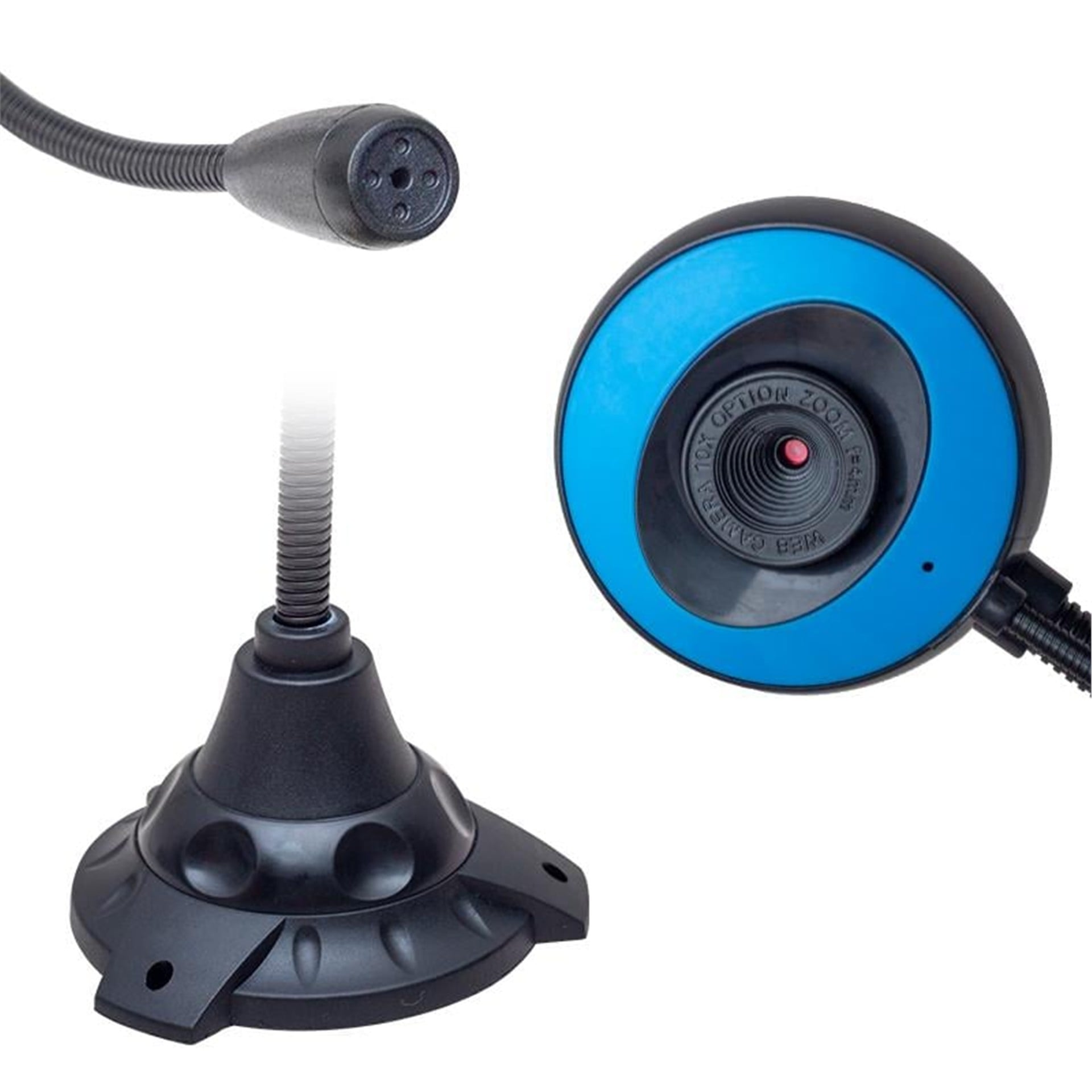Powermaster Powermaster PWR-2953 0.3 Mp 640x480 Mikrofonlu Webcam Mavi - Web Kamera