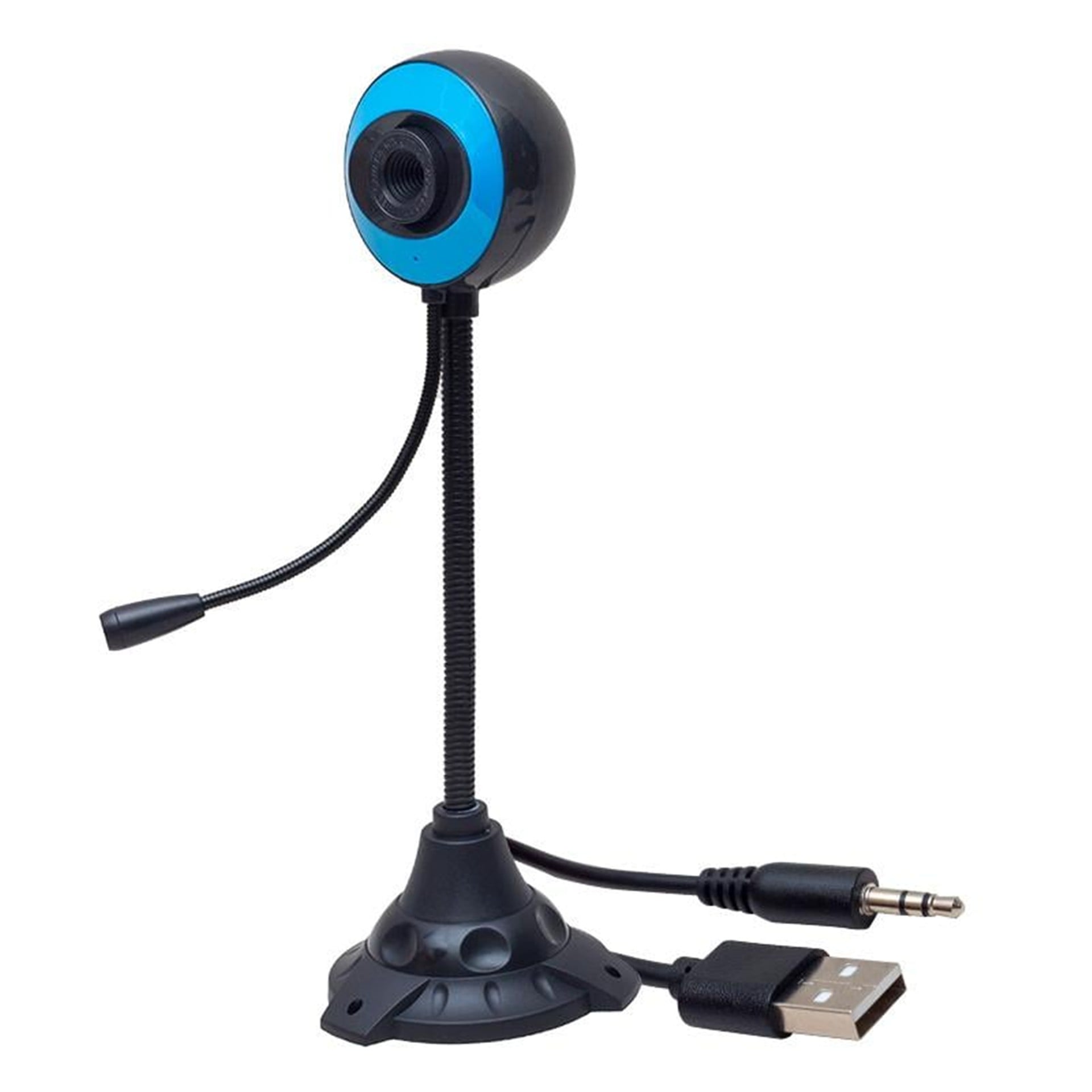 Powermaster Powermaster PWR-2953 0.3 Mp 640x480 Mikrofonlu Webcam Mavi - Web Kamera