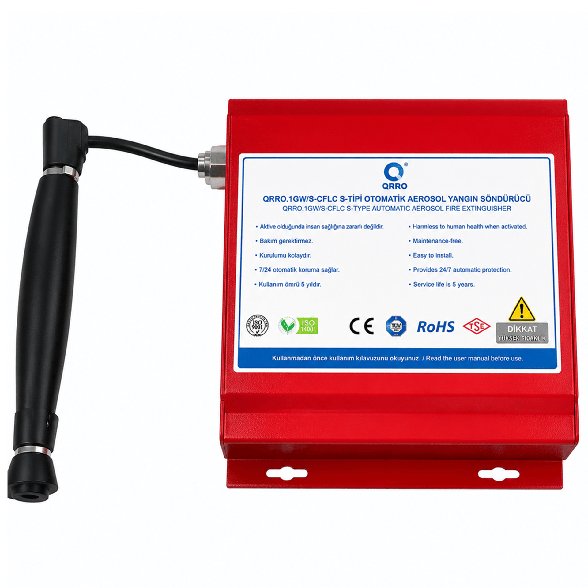 Mert-er Elektronik POWERMASTER QRRO.1GW/S-CFLC S-TİPİ OTOMATİK AEROSOL YANGIN SÖNDÜRÜCÜ - Kategorisiz