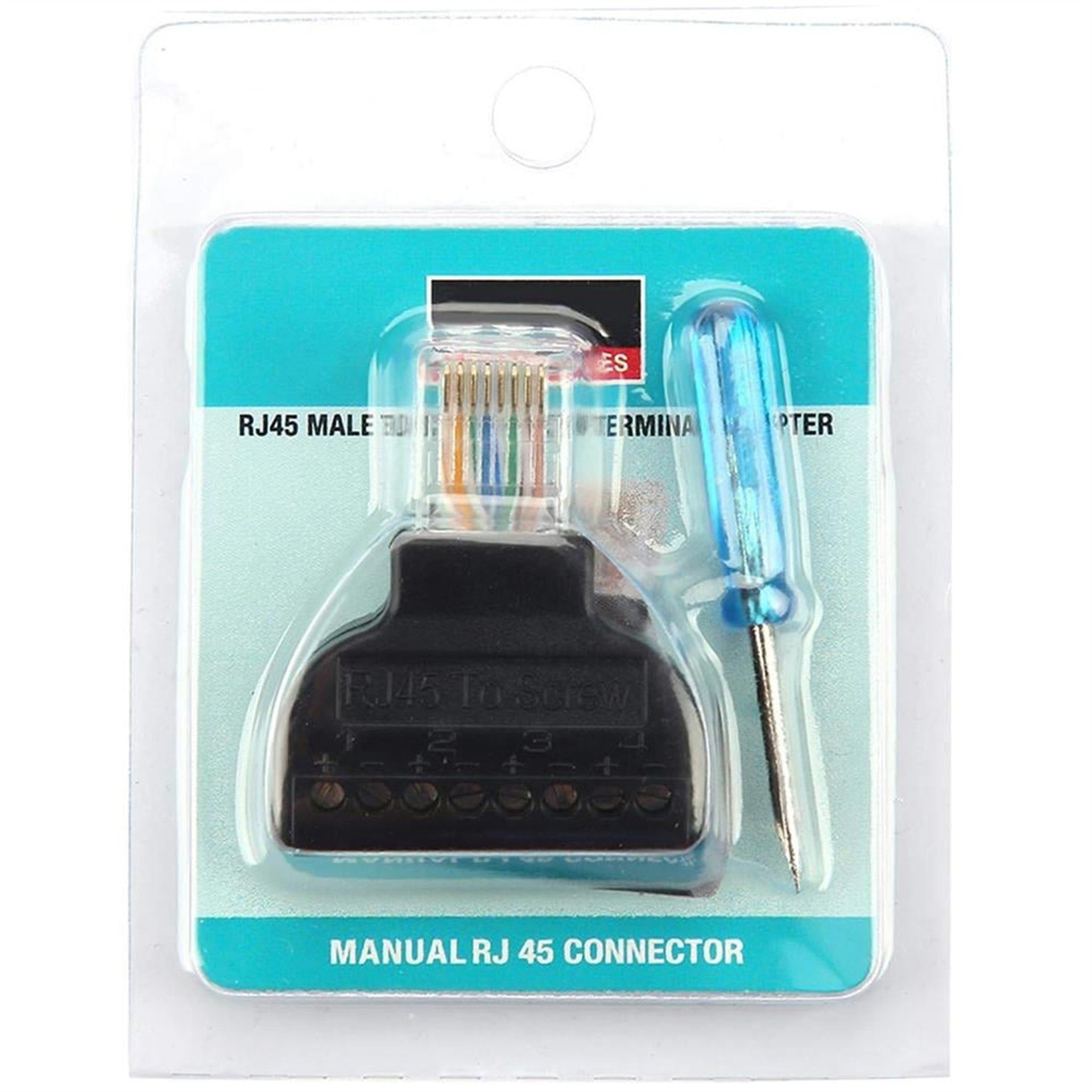 Powermaster Powermaster RJ45 To Screw Terminal Çevirici - Muhtelif Elektronik Malzeme