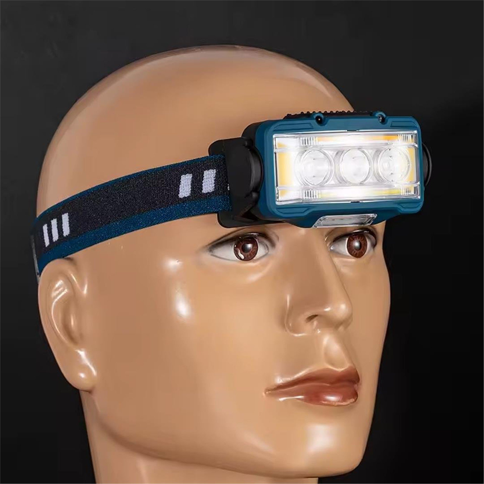 Powermaster PowerMaster S03 Siyah Sensörlü Kafa Lambası - Ledli Lambalar