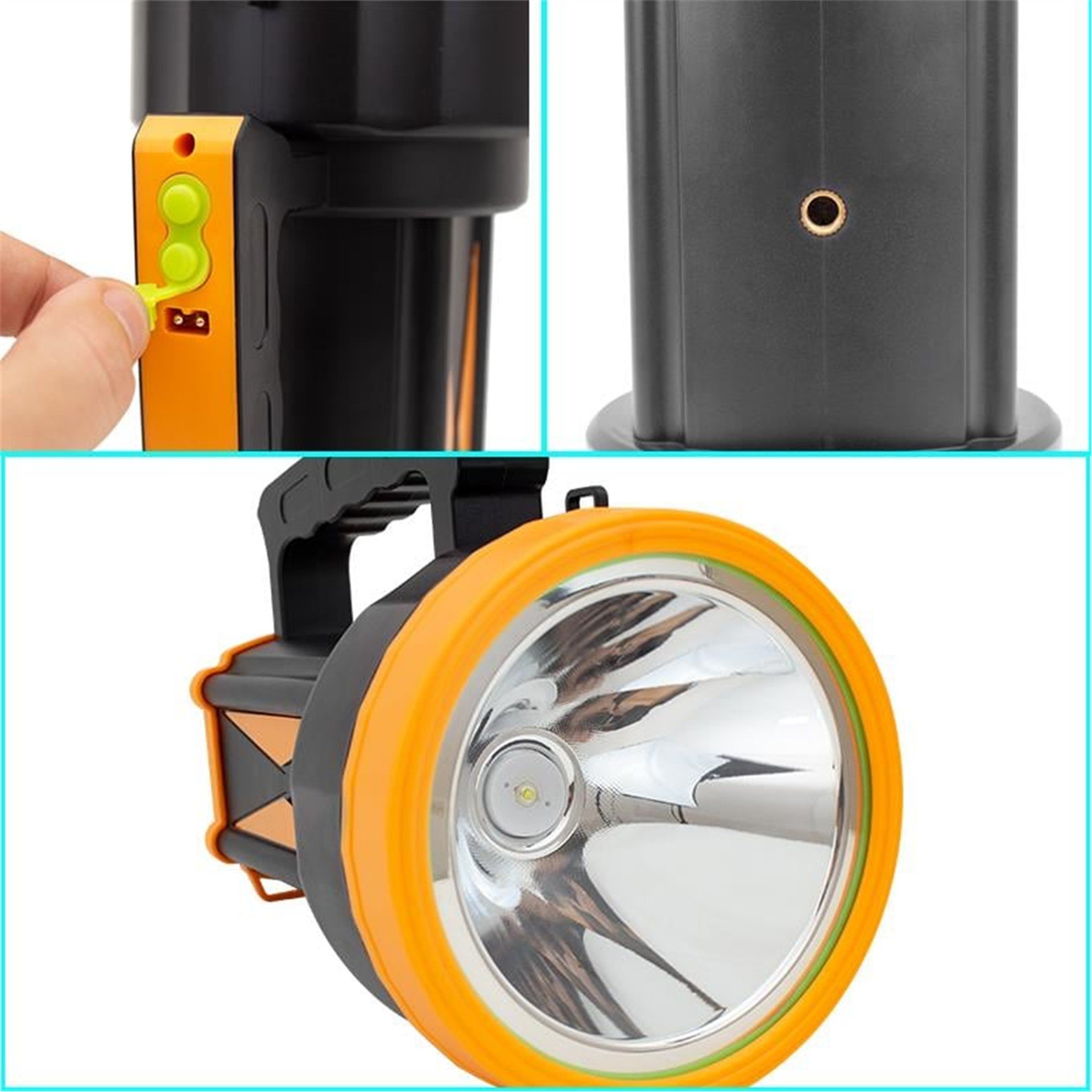 Powermaster Powermaster Şarjlı Ledli 3 Kademeli El Feneri XJ-1 400Lm - Fener ve Işıldaklar