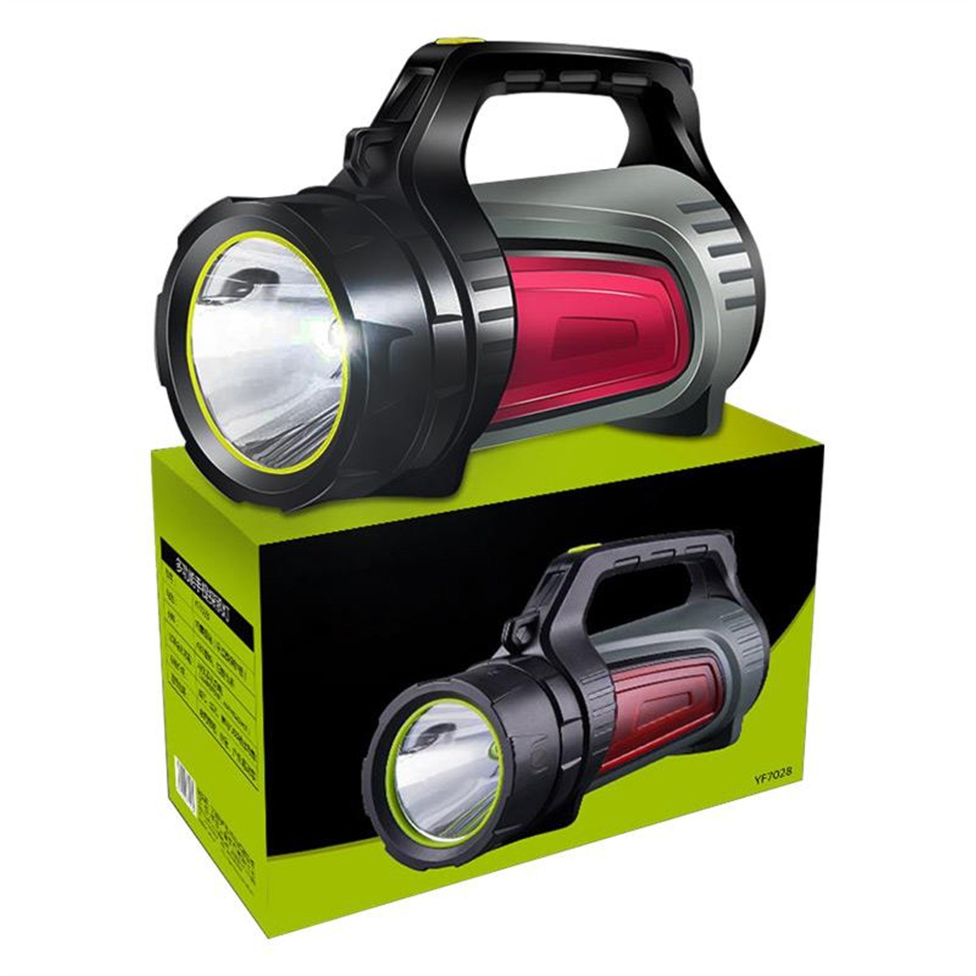 Powermaster Powermaster Şarjlı Ledli Uzun Menzilli Kamp Tipi Işıldak Fener JS-881A - Fener ve Işıldaklar