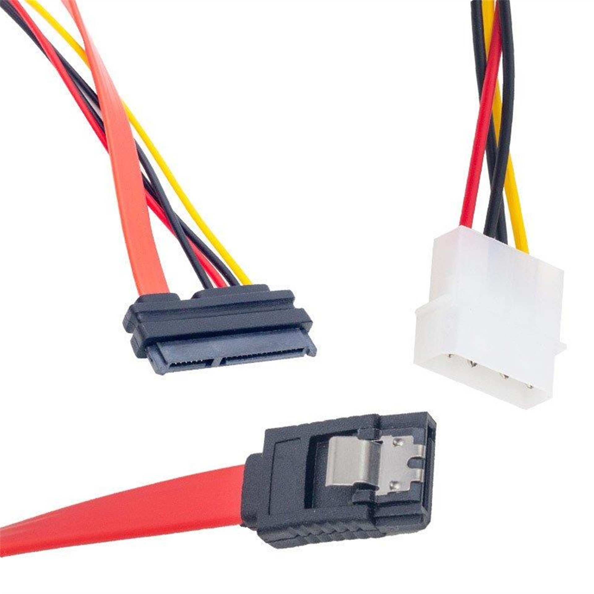 Powermaster Powermaster Sata To Sata 7 Pin + 4 Pin Power Kablo - Diğer Kablo Çeşitleri