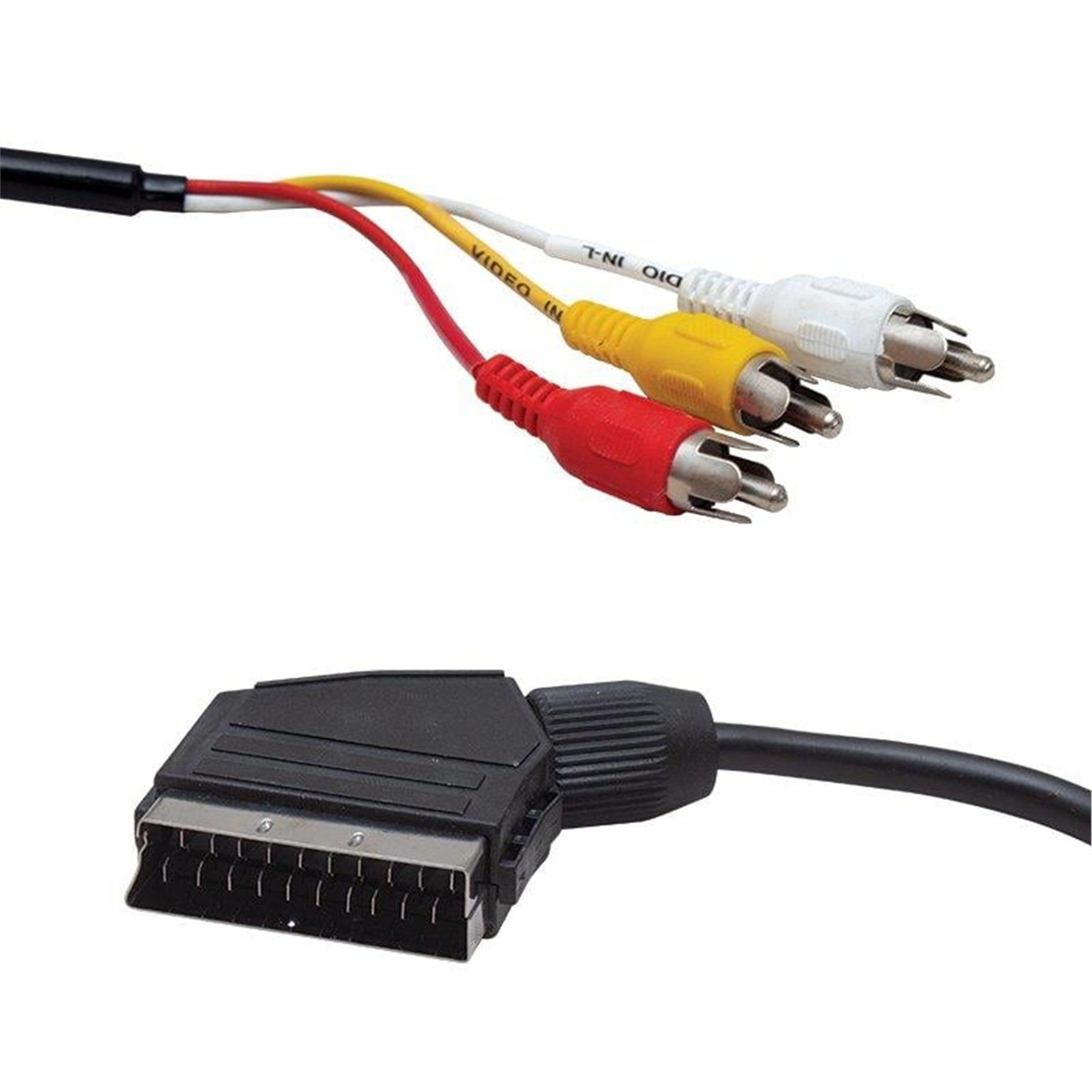 Powermaster Powermaster Scart 3Rca Standart 1,2 Metre Kablo - Scart Kablolar