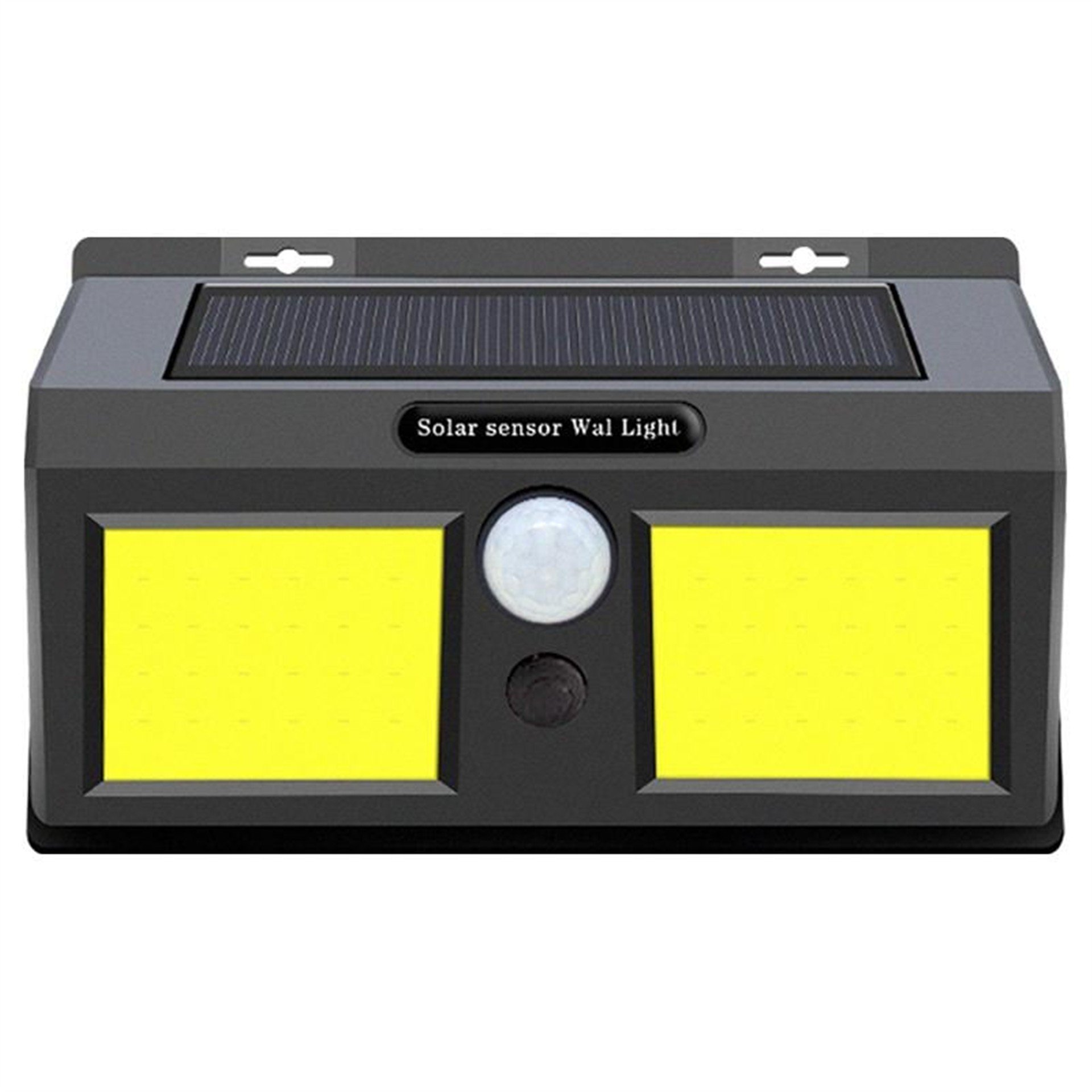 Powermaster Powermaster Sensörlü Çiftli Solar Cob Led Duvar Tipi Aplik - Ledli Lambalar