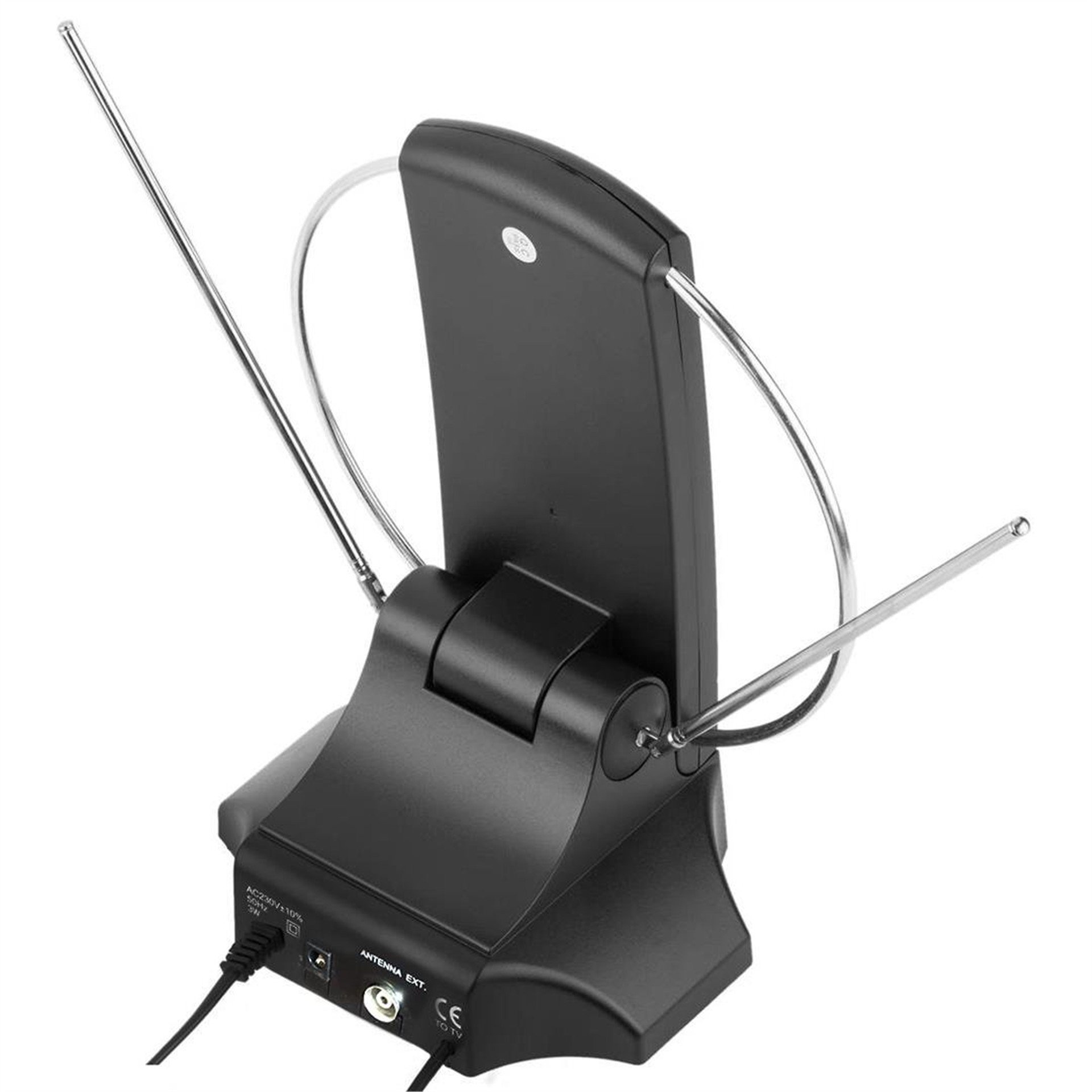 Powermaster Powermaster SG-029A Saatli UHF-VHF TV Üstü Anten İç Mekan TV Anteni - Tv Üstü Antenler