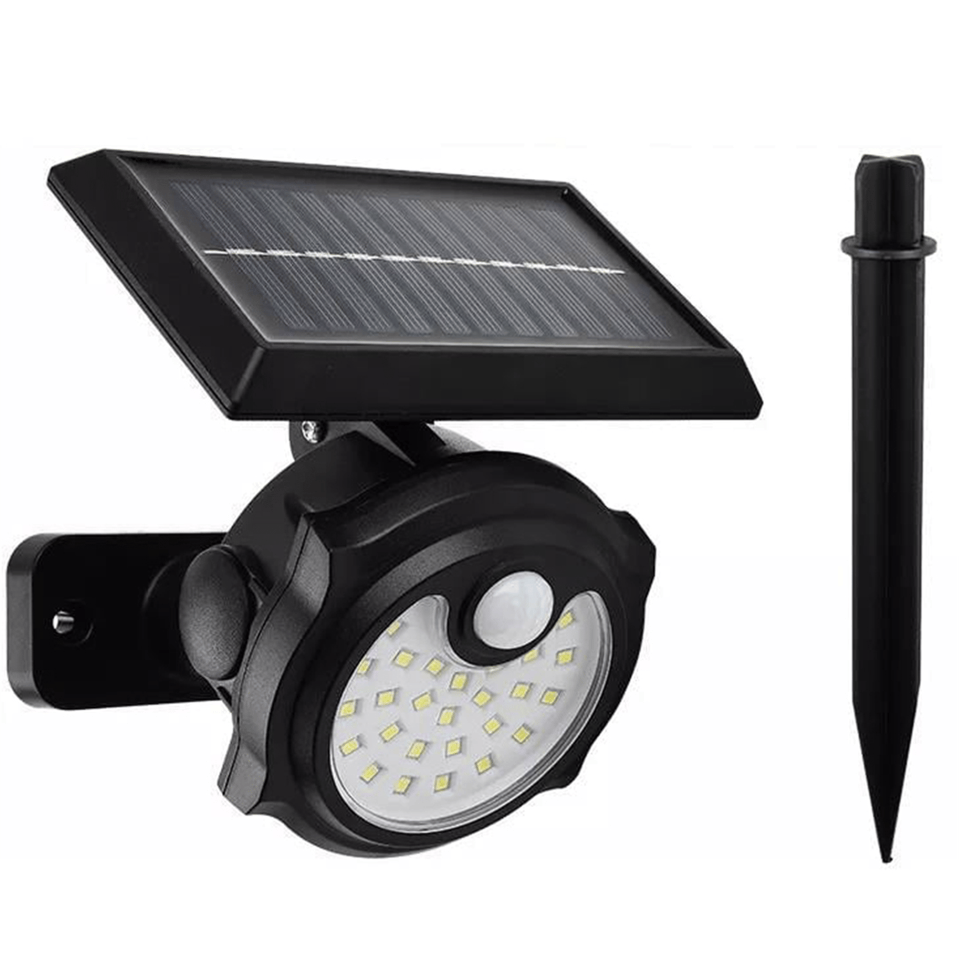 Powermaster Powermaster SH-1705A 26 Ledli Sensörlü 3 Modlu Solar İndiksiyon Duvar Lambası - Ledli Lambalar