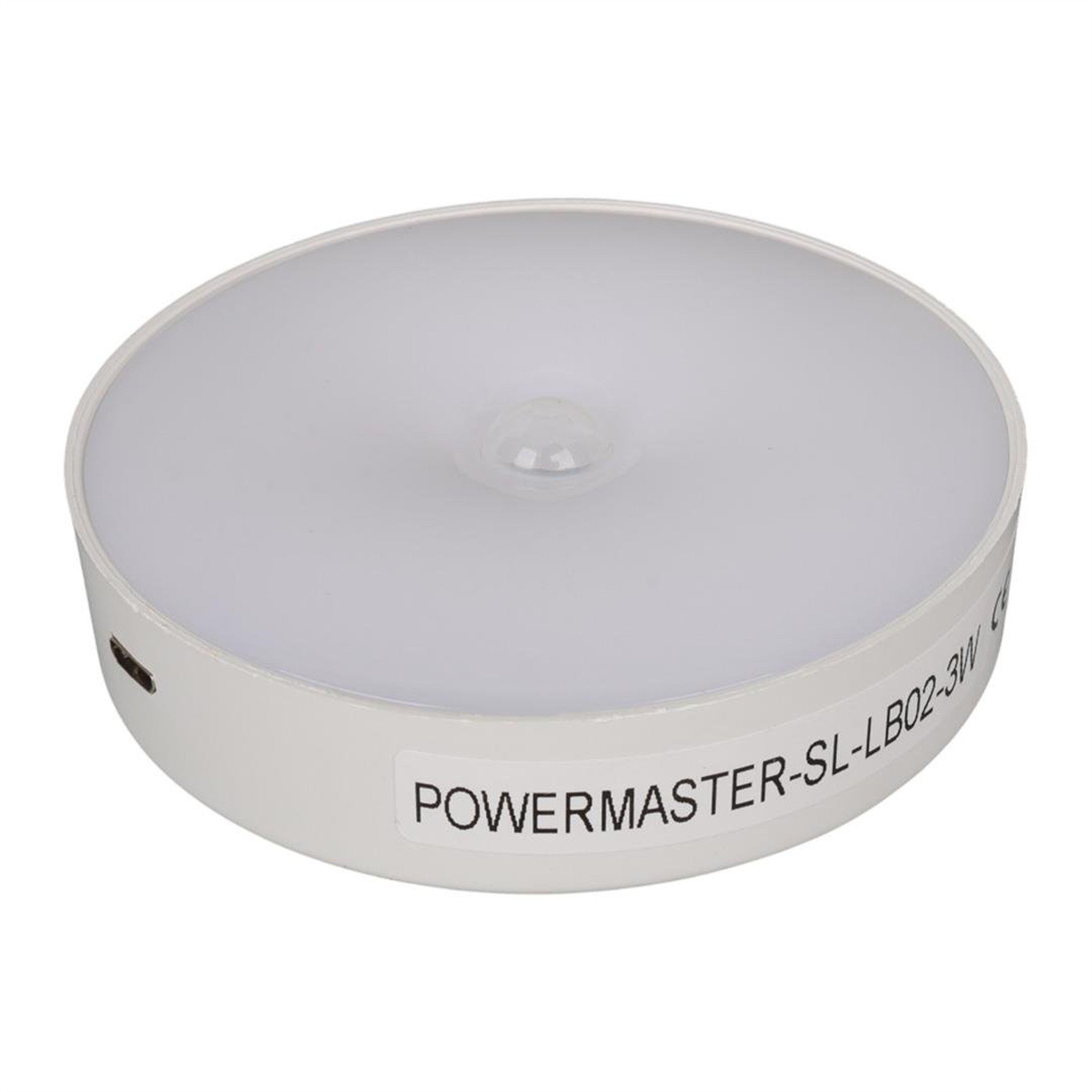 Powermaster Powermaster SL-LB02-3W Hareket Sensörlü Mıknatıslı Yapışkanlı Dolap İçi Aydınlatma Işığı - Ledli Lambalar