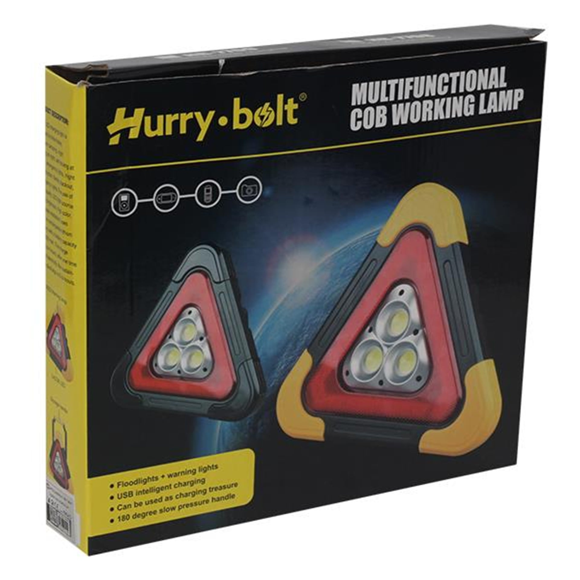 Powermaster Powermaster Solar Şarj Üçgen Cob Aydınlatma Park Lambası HB-7709 - Ledli Lambalar