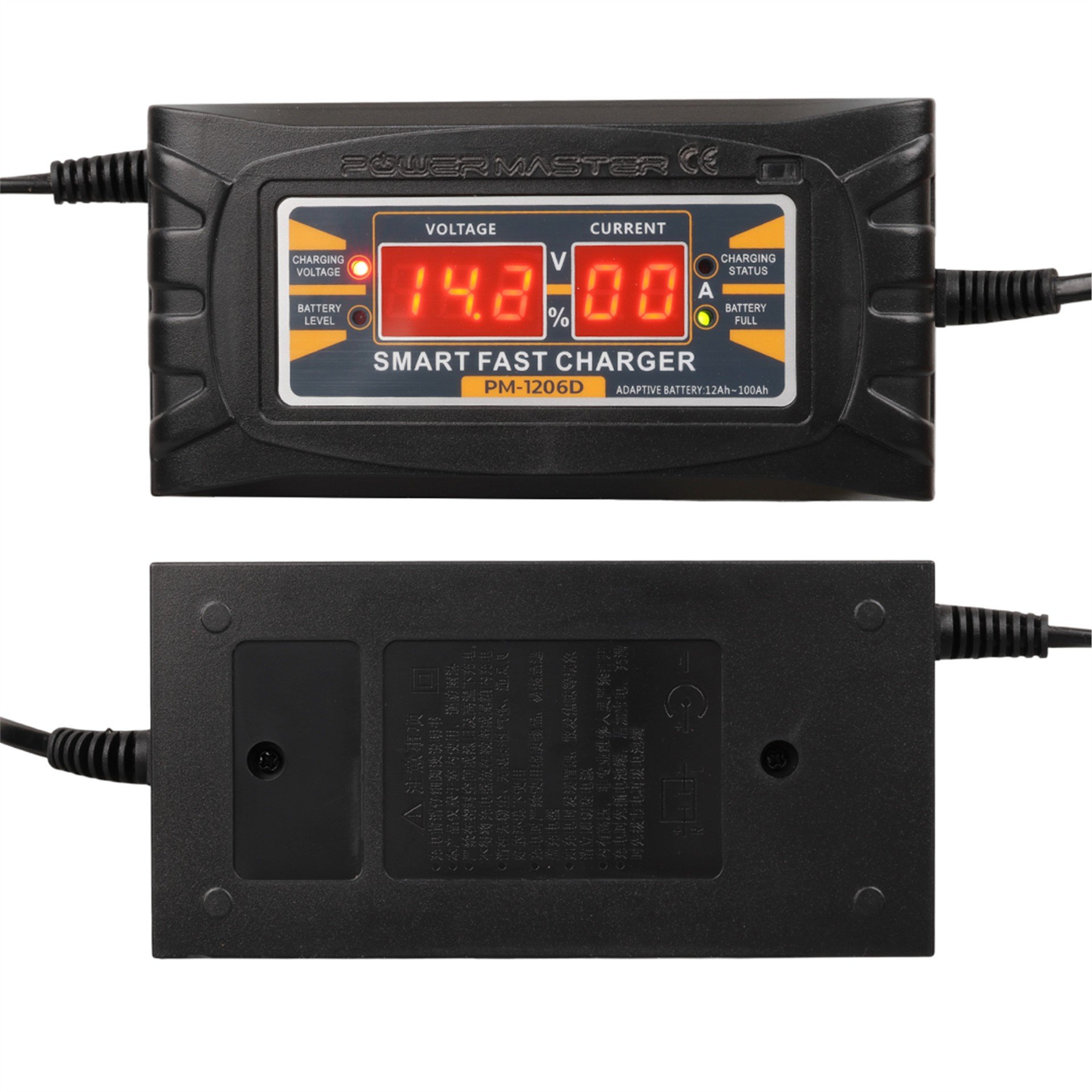 Powermaster Powermaster SON-1206D 12 Volt 6 Amper Dijital Göstergeli Akıllı Akü Şarj Cihazı - Akü Şarj Cihazları