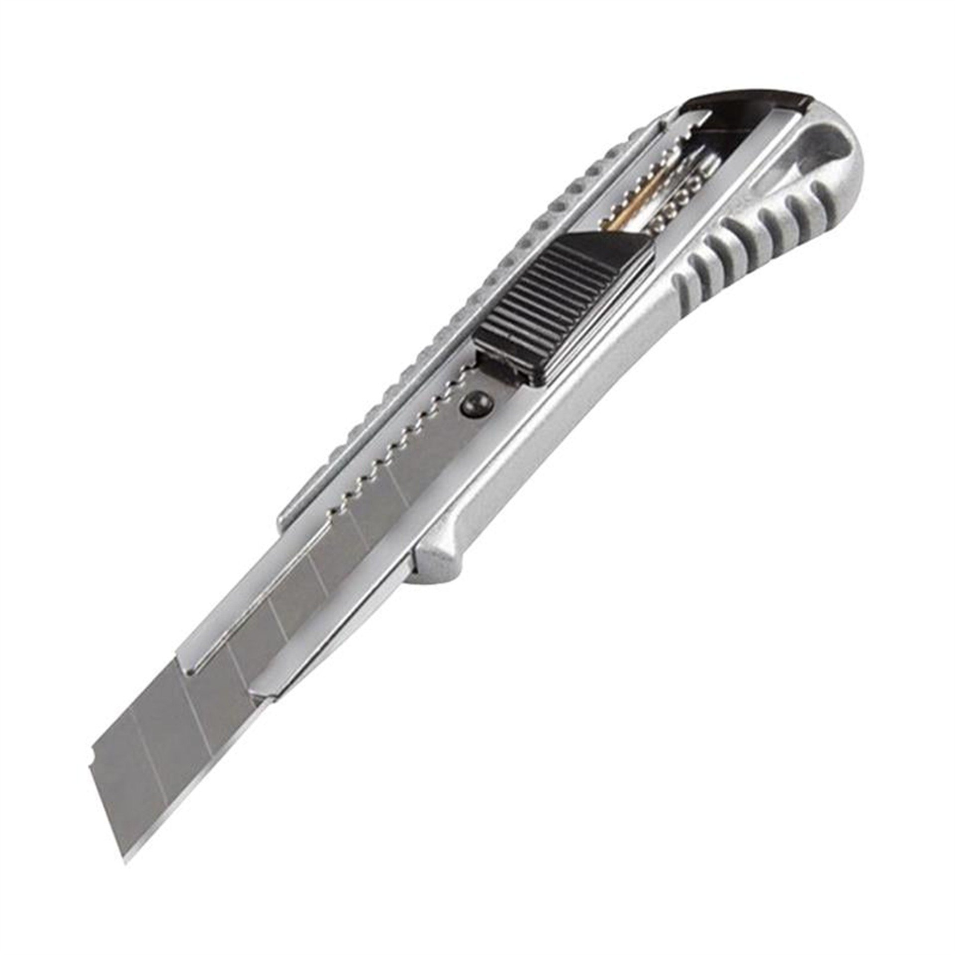 Powermaster PowerMaster SR-1884 Alüminyum Gövde Metal Maket Bıçağı Profesyonel Falçata 18x0.5mm Bıçaklı - Maket Bıçağı