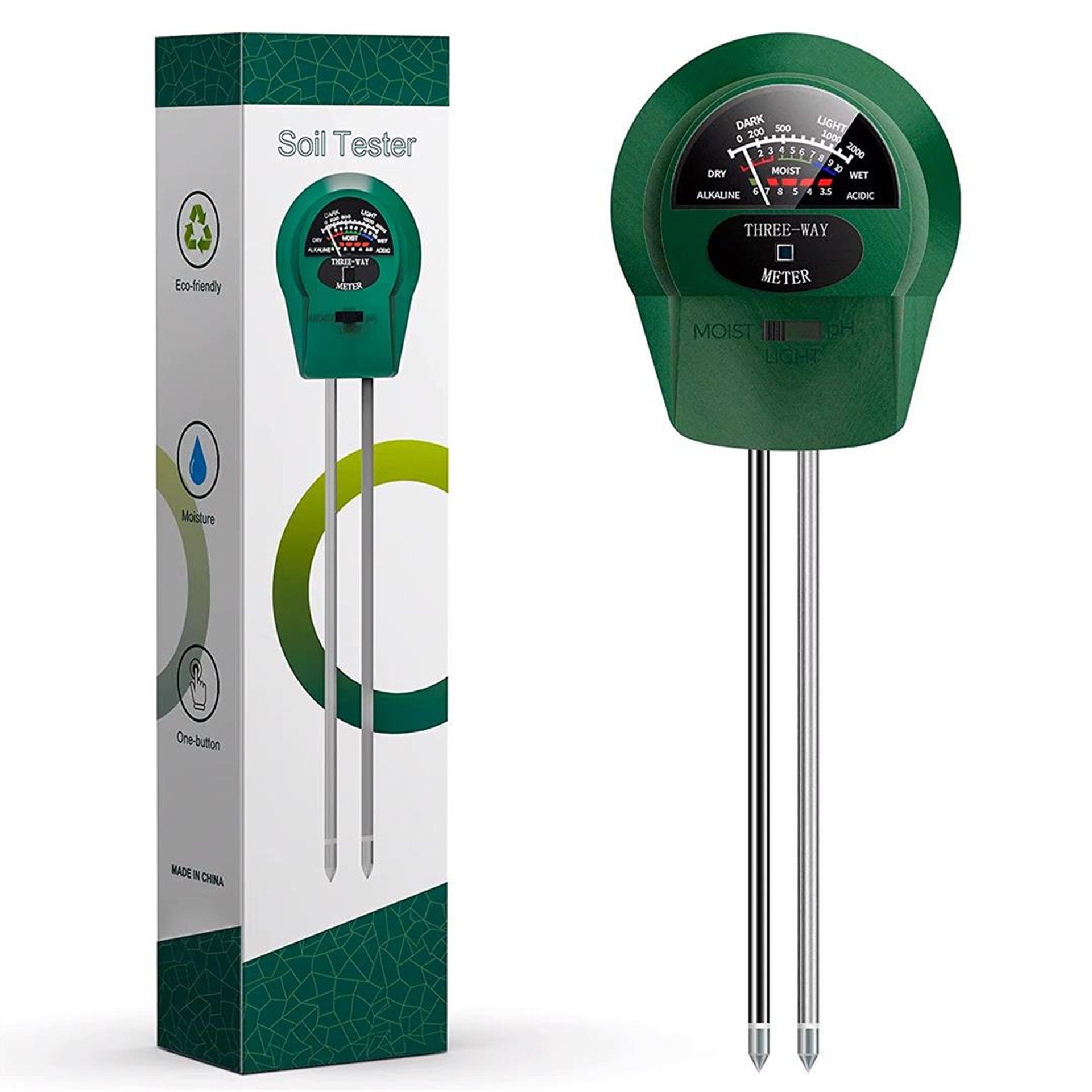 Powermaster Powermaster ST-01 3 In 1 Toprak Test Cihazı - Ölçü Aletleri