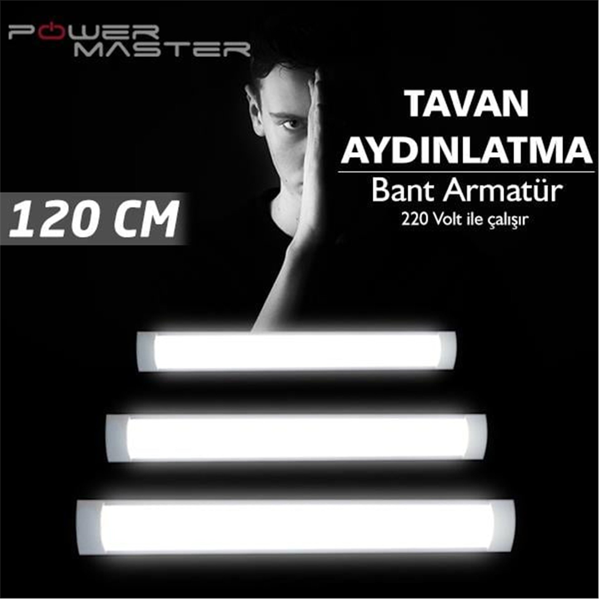 Powermaster Powermaster Tavan Aydınlatma Günışığı 120 Cm 220V Ledbar - Led Spot Panel