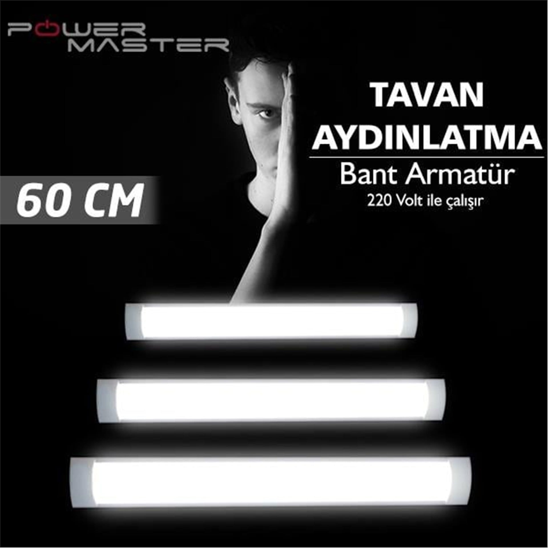 Powermaster Powermaster Tavan Aydınlatma Günışığı 96 Led 60 Cm 220V Ledbar - Led Spot Panel