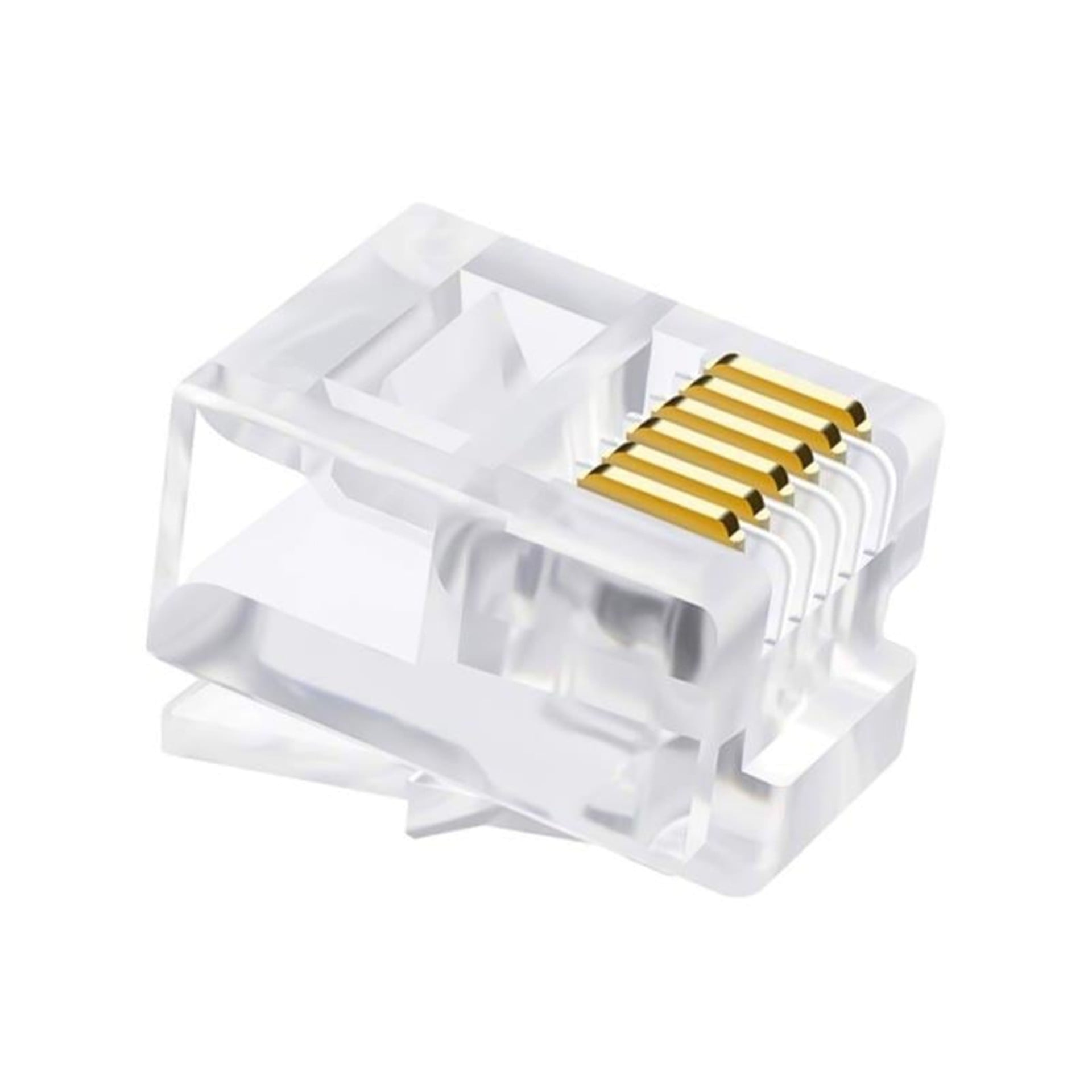 Powermaster PowerMaster Telefon Soketi 6P/6C (100'lü Paket) - Fiş - Jack - Şase