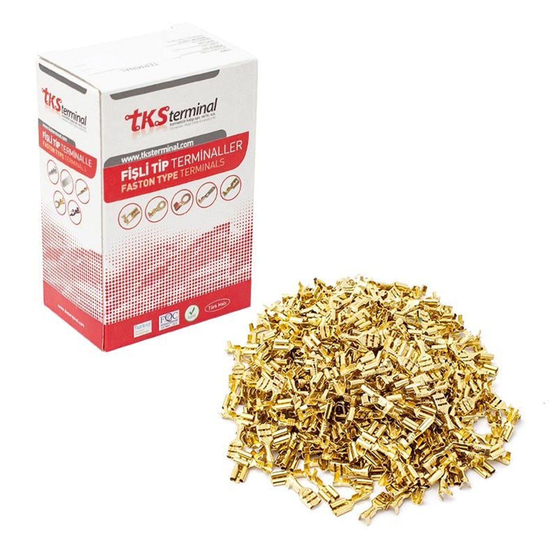 Powermaster PowerMaster TKS-1D 6.3 Dişi Terminal Kablo Pabuç (300'lü Paket) - Kablo Ekipmanları