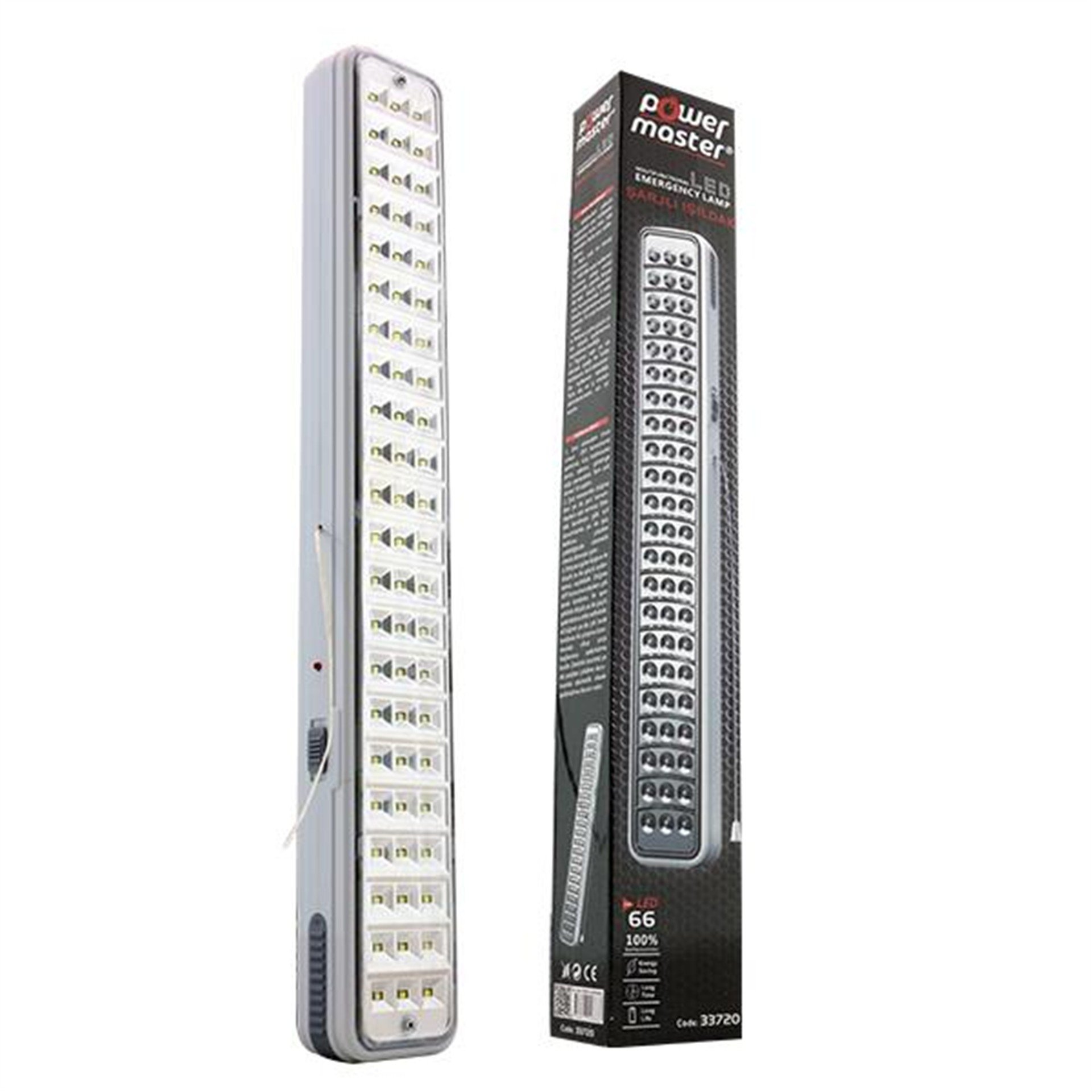 Powermaster Powermaster Uzun 66 Ledli Duvara Monte Edilebilir Işıldak - Fener ve Işıldaklar