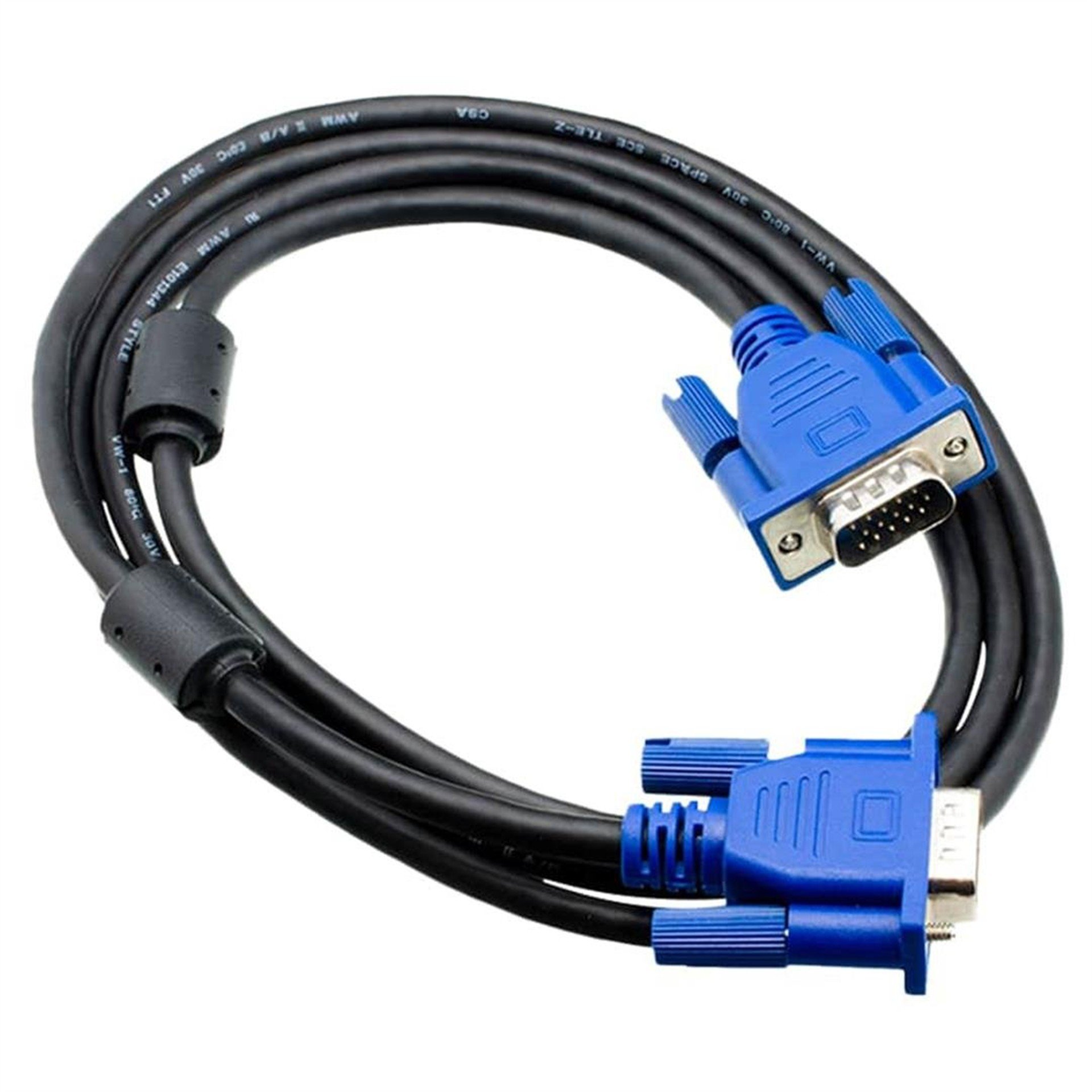 Powermaster PowerMaster VGA155 5 Metre VGA Kablosu - 15 Pin 3+6 Erkek-Erkek LCD/Projeksiyon Bağlantısı - VGA Kablolar