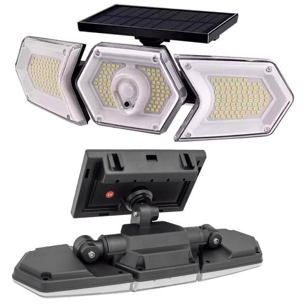 POWERMASTER W774A SENSÖRLÜ SOLAR GÜNEŞ ENERJİLI 254 SMD LEDLİ 3 MODLU BEYAZ İNDUKSİYON LAMBASI