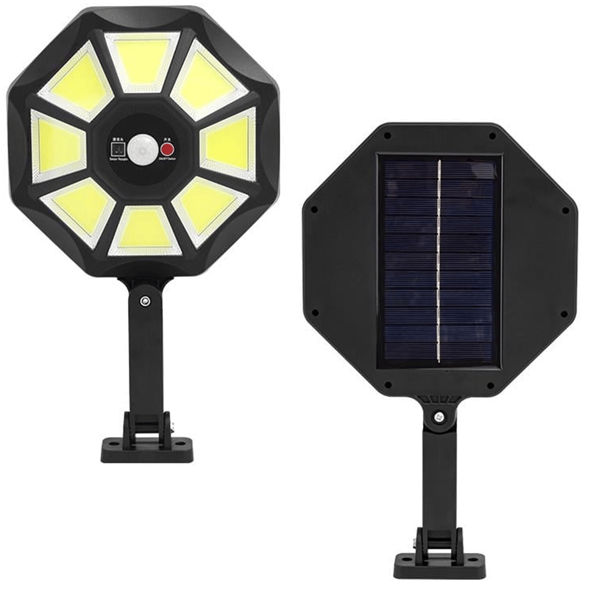 Powermaster Powermaster ZB-168B Kumandalı 3 Çalışma Modlu Sensörlü Beyaz Solar Aydınlatma - Solar Aydınlatma Ürünleri
