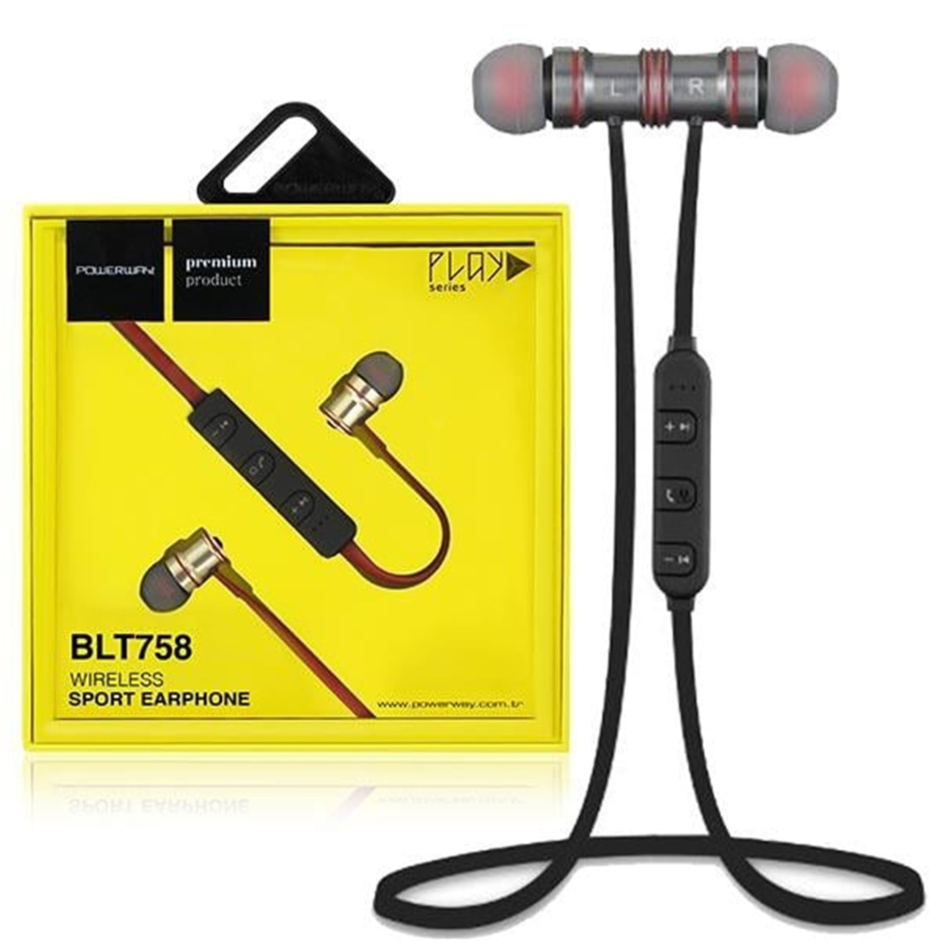 Powerway Powerway BLT-758 Profesyonel Bluetooth Kulaklık - Telefon Kulaklıkları