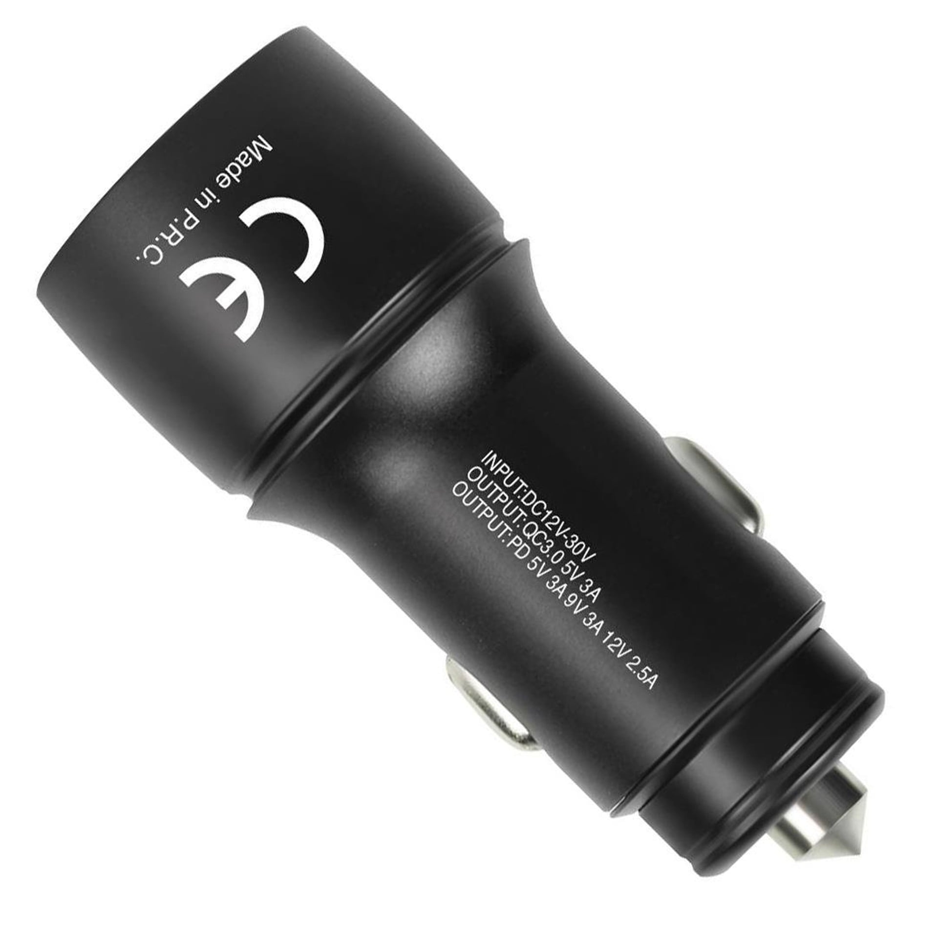 Powerway Powerway CC34 30W PD + QC 3.0 Çift Çıkışlı Metal Araç Çakmaklık Hızlı Şarj Aleti Cihazı - Şarj Cihazları