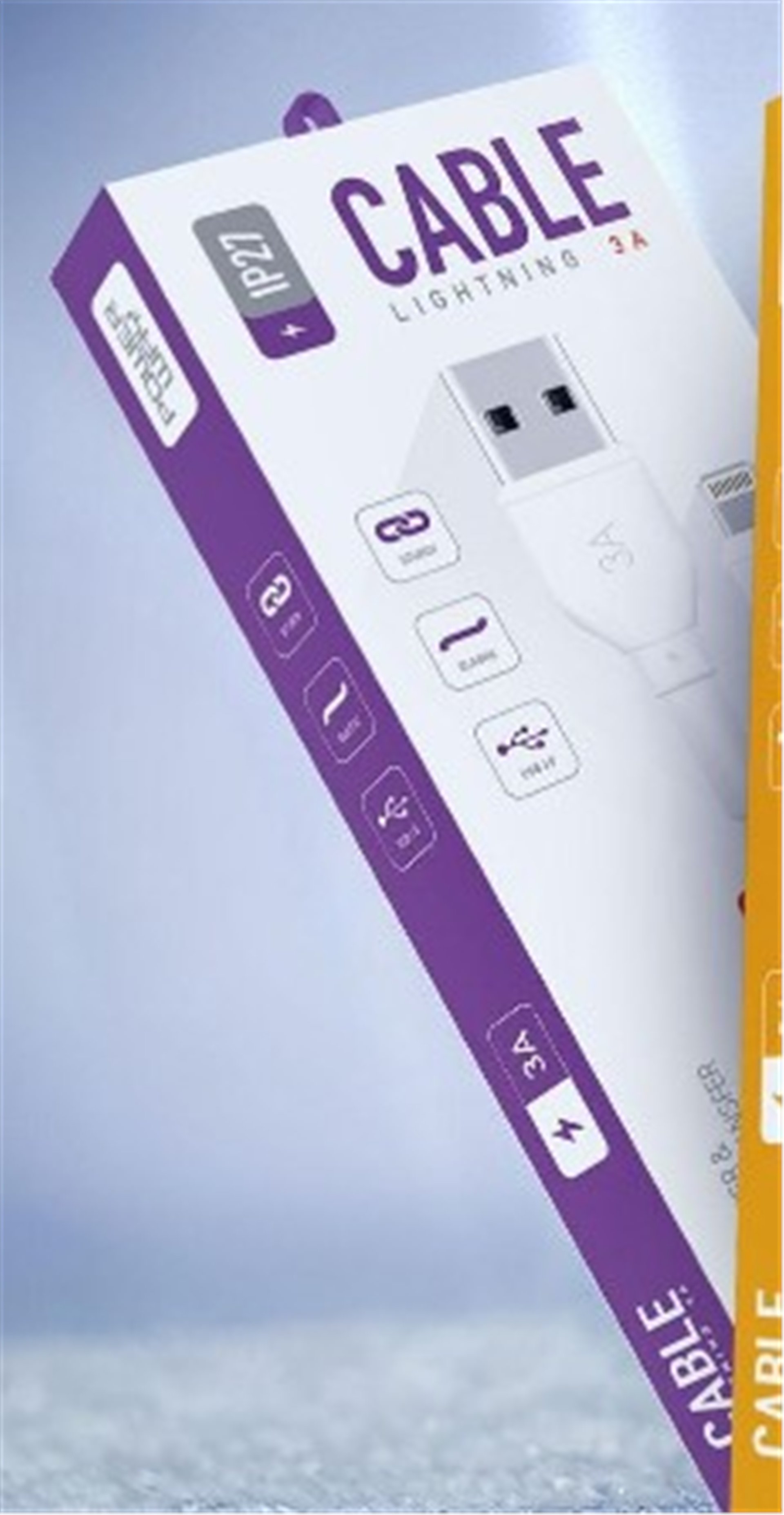 Mert-er Elektronik POWERWAY IP27 IPHONE 3 AMPER USB TO LIGHTNING HIZLI ŞARJ KABLOSU - Kategorisiz