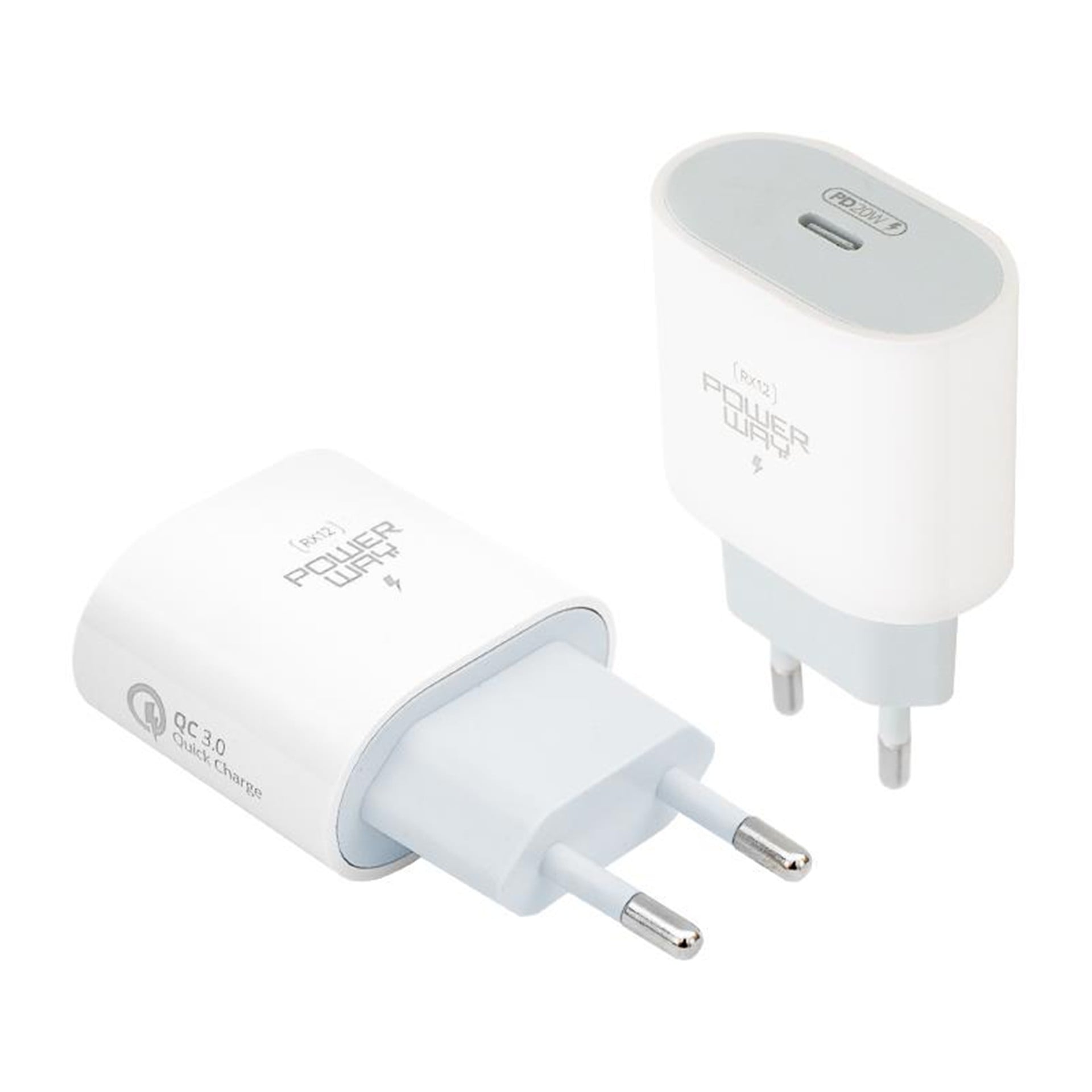 Powerway Powerway RX12 PD 5 Volt 3000 mA Hızlı Şarj Kafa Başlık Adaptörü - Şarj Cihazları
