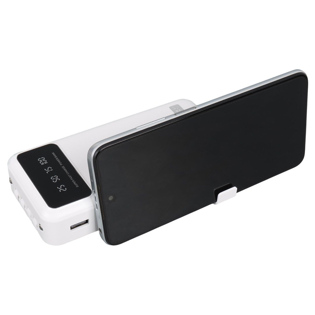 POWERWAY T20 KENDİNDEN KABLOLU DİJİTAL EKRAN 20.000 MAH BEYAZ POWERBANK