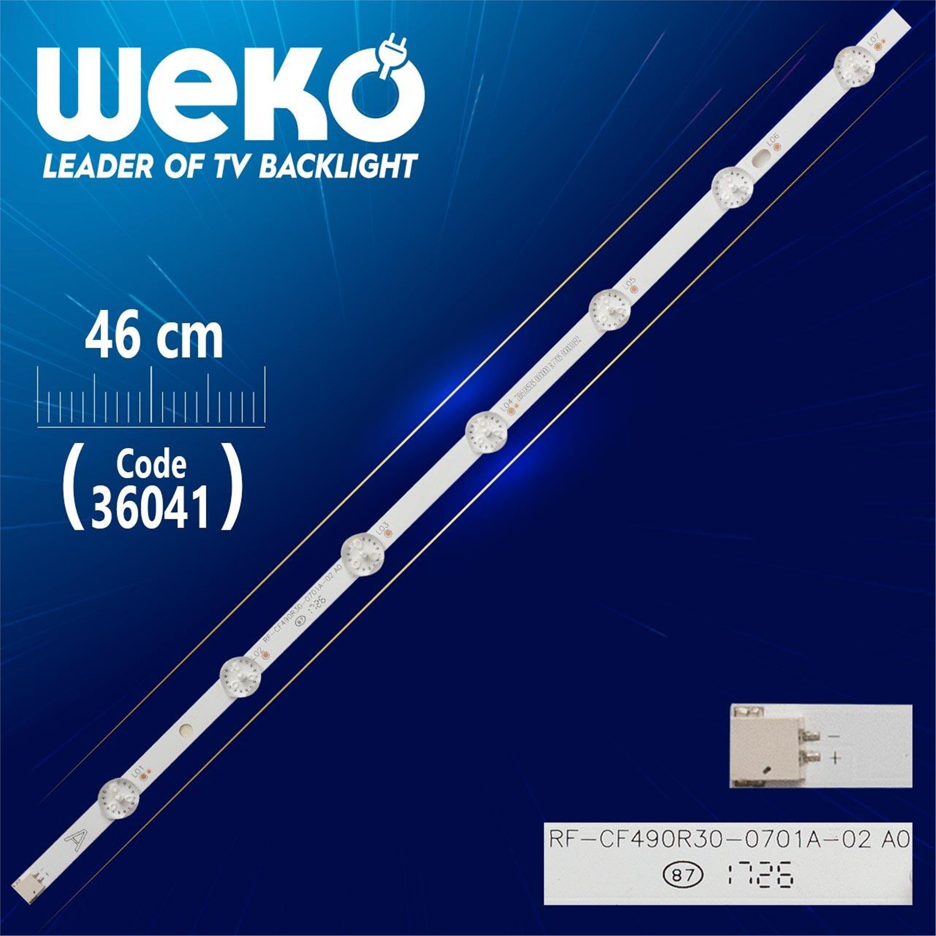 Weko RF-CF490R30-0701A-02 A0 46 Cm Tv Led Bar - Tv Led Bar