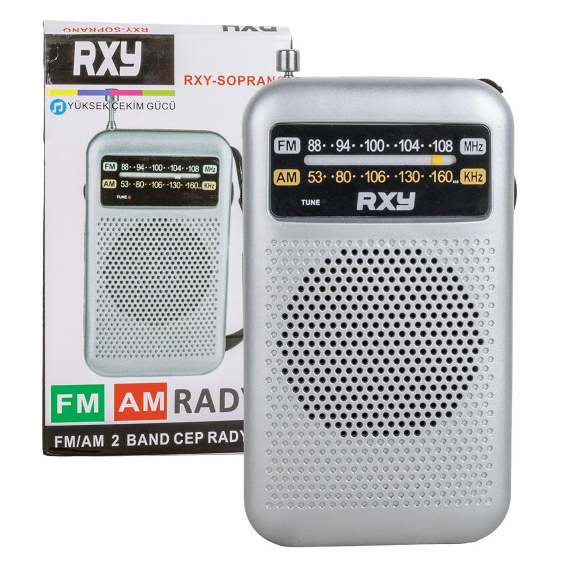 Roxy Roxy Rxy-Soprano Cep Tipi Mini Analog Radyo - Taşınabilir Radyo
