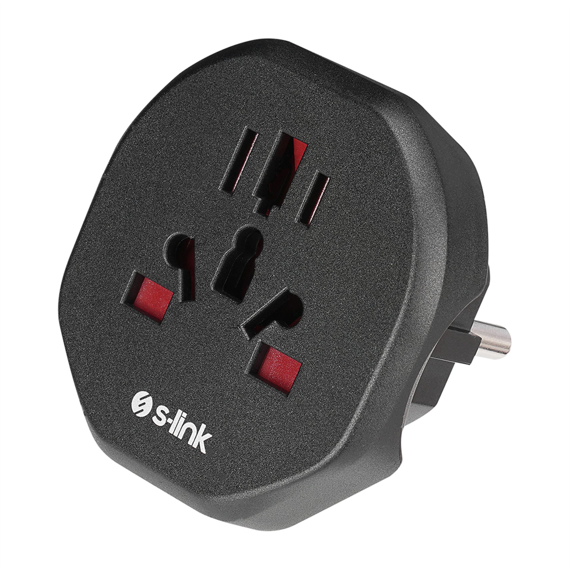 S-Link S-Link SL-WL09 Çok Amaçlı Universal Avrupa Çıkışlı - Türk Priz Çevirici - Fişler-Prizler